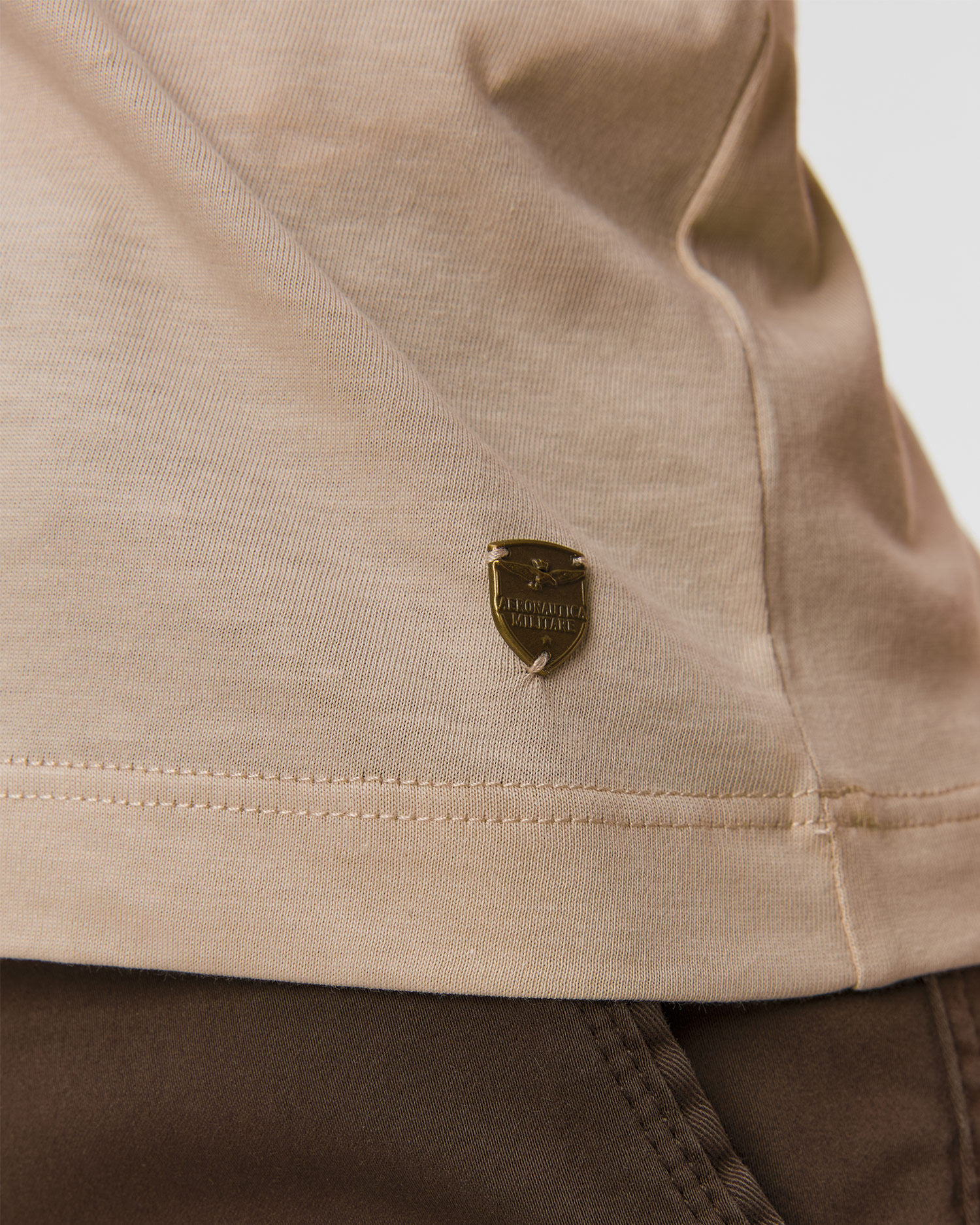 Béžové dámské tričko Aeronautica Militare
