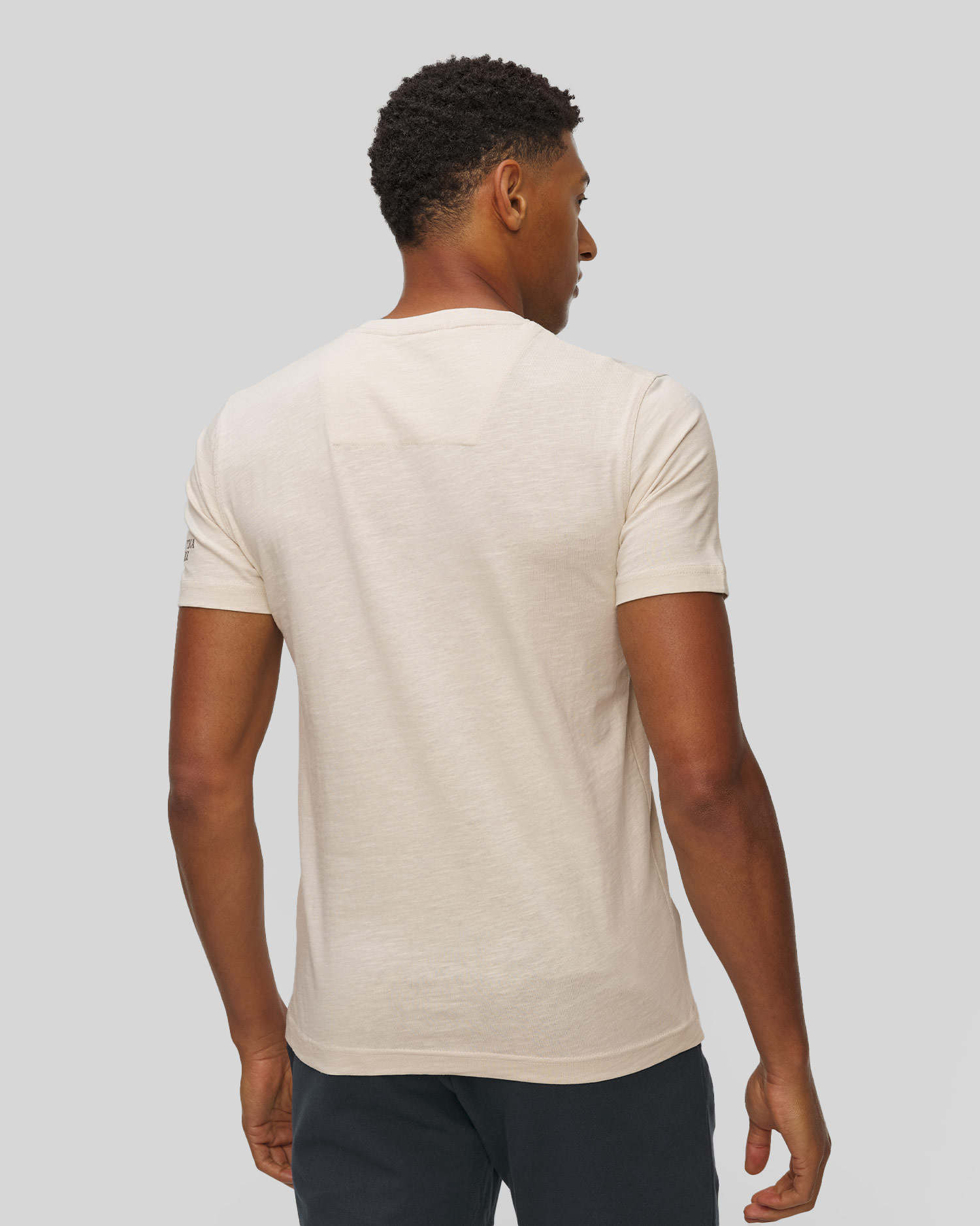 Aeronautica Militare Herren-T-Shirt in Beige