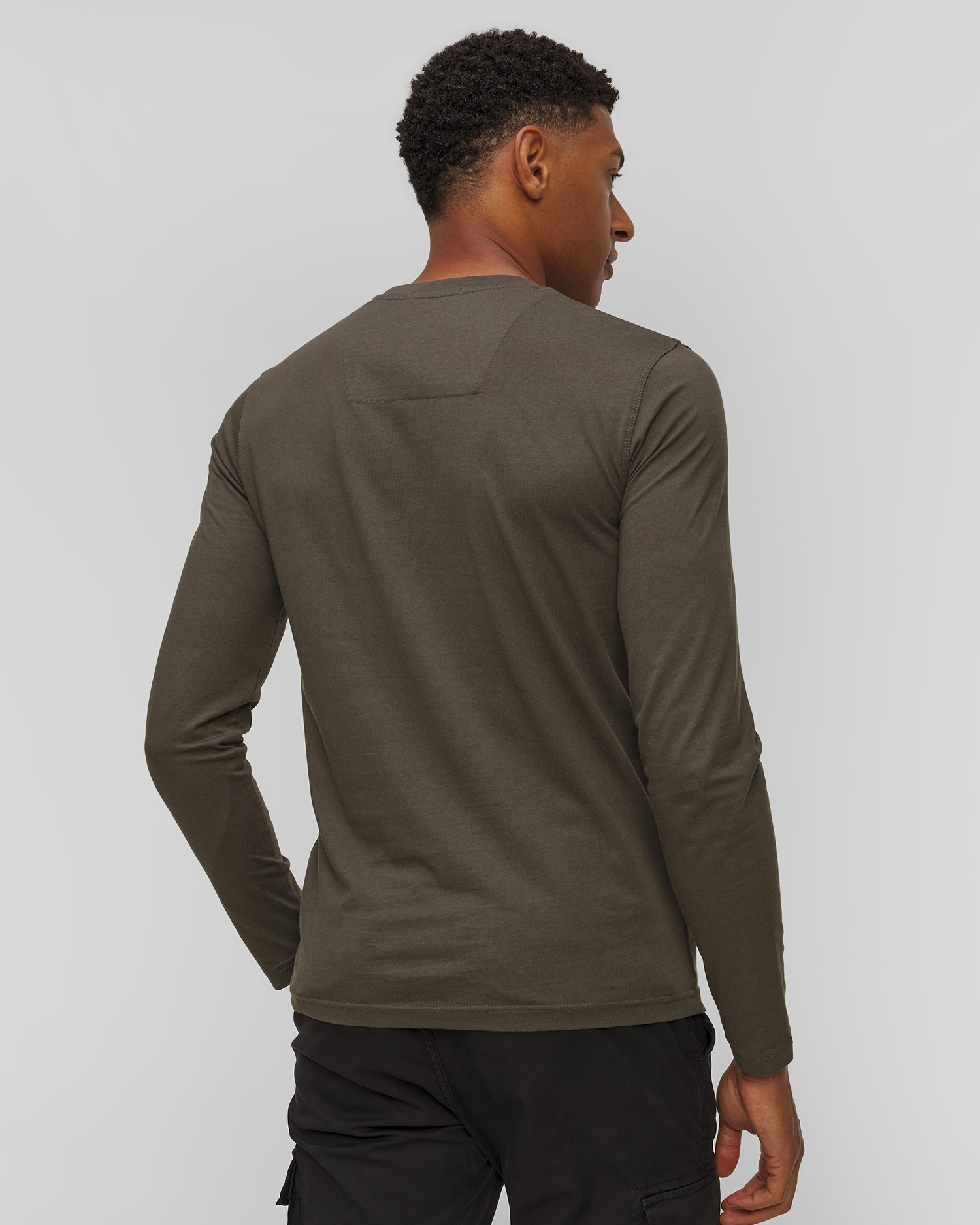 Aeronautica Militare Bedrucktes Langarmshirt für Herren