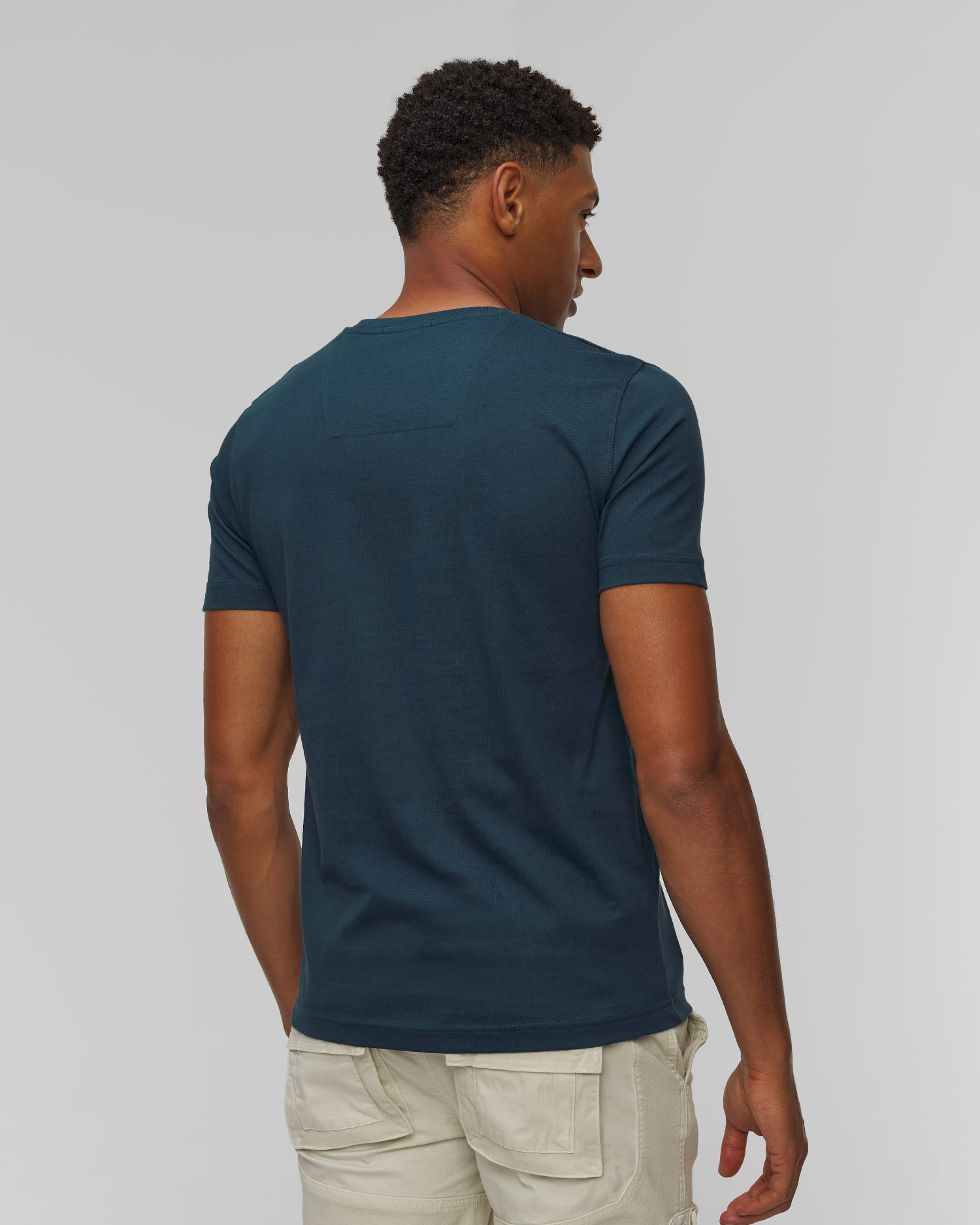 Men's navy blue Aeronautica Militare T-shirt