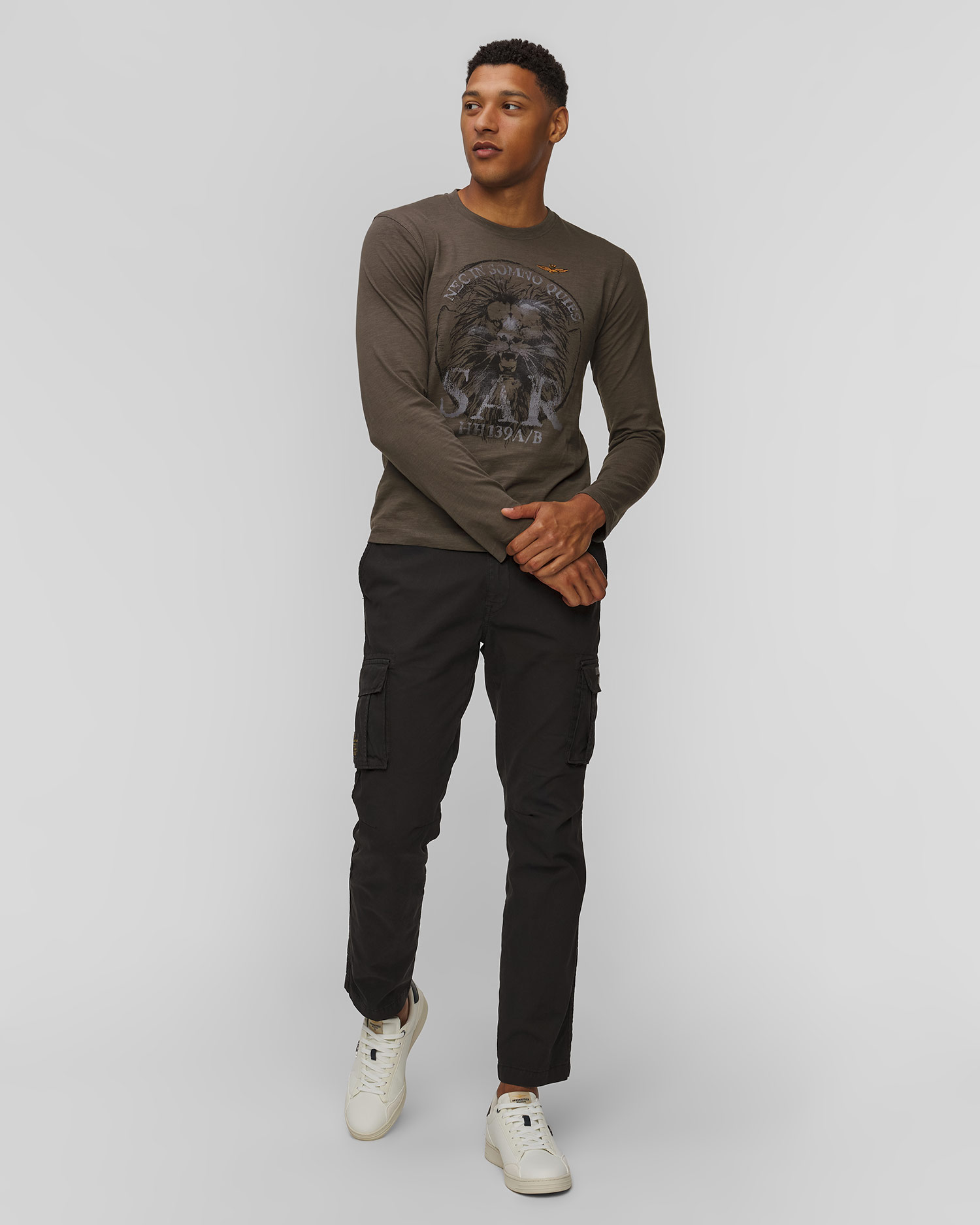 Aeronautica Militare Langarmshirt für Herren