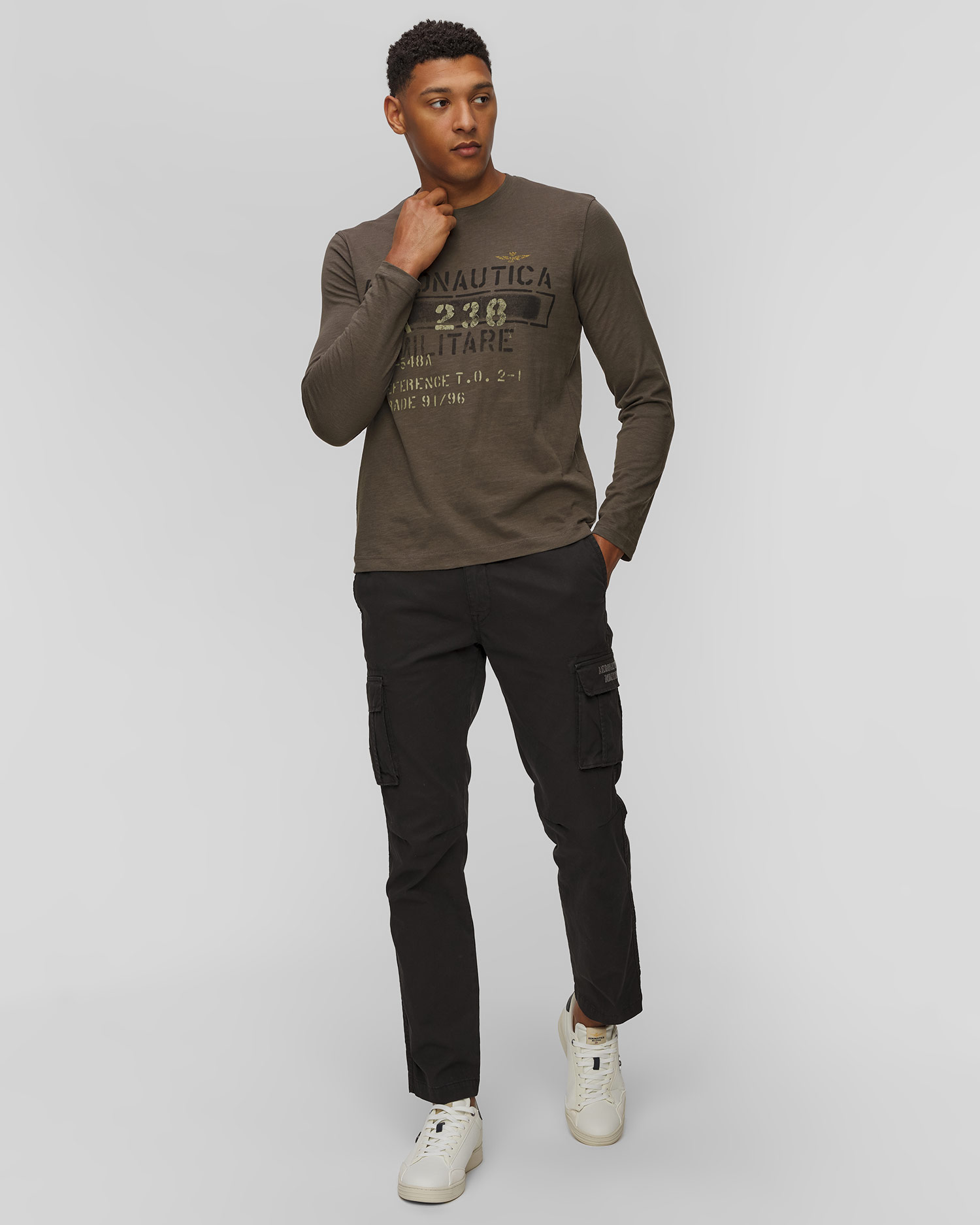 Aeronautica Militare Langarmshirt für Herren