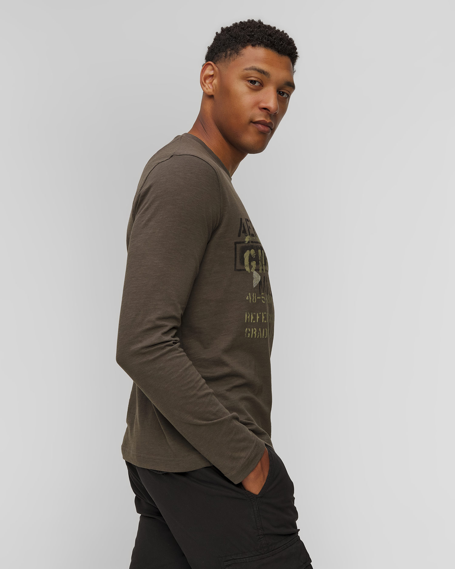 Aeronautica Militare Langarmshirt für Herren