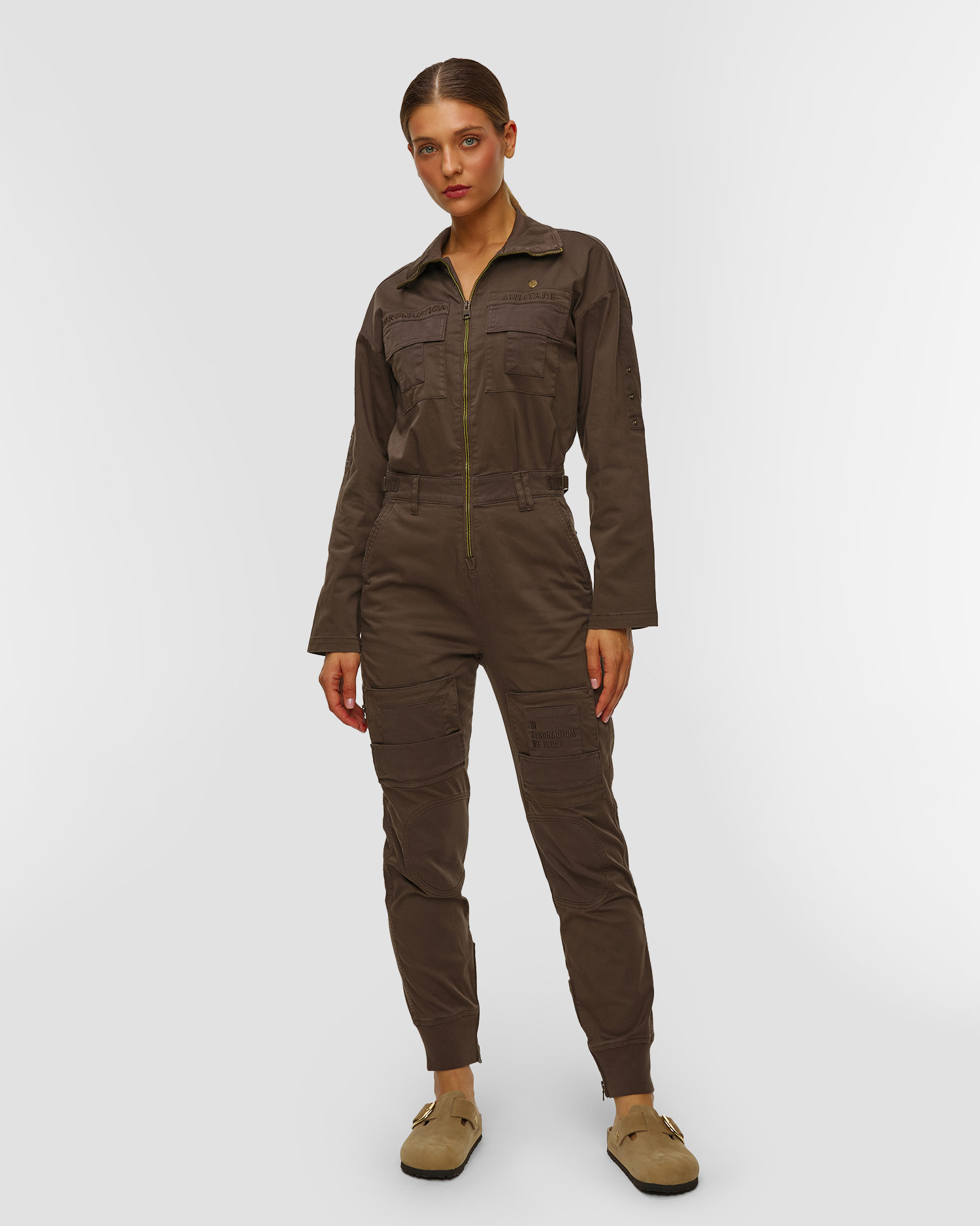 Dámský hnědý overal Aeronautica Militare