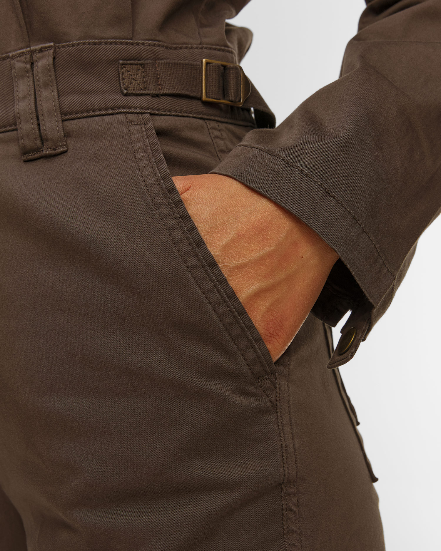 Dámský hnědý overal Aeronautica Militare