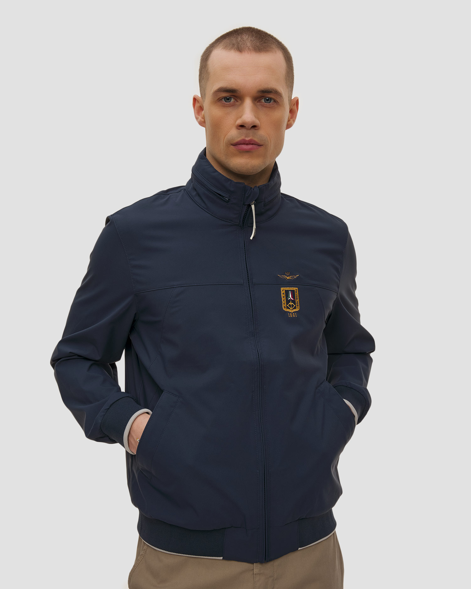 Giacca da uomo Aeronautica Militare, Colore/Disegno: Granatowy