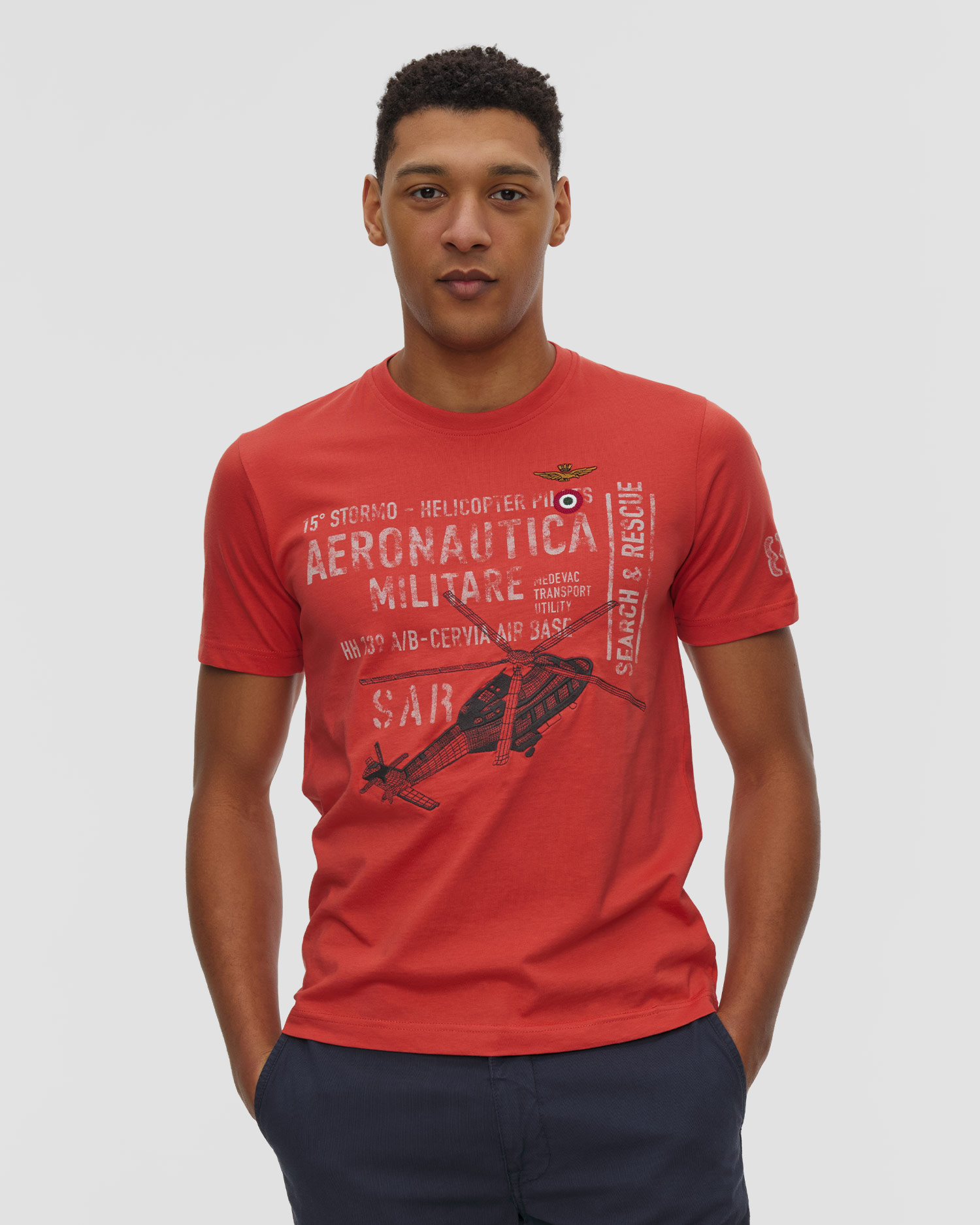 T-shirt  pour hommes Aeronautica Militare