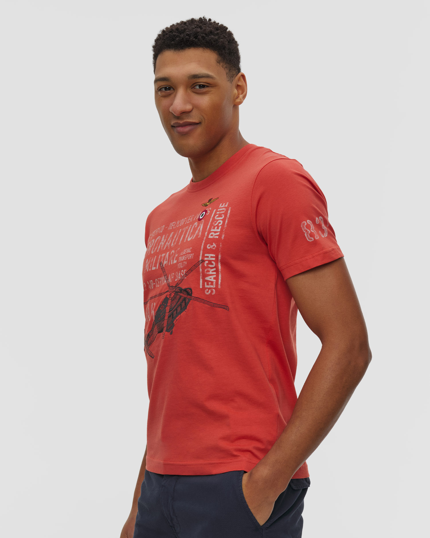 T-shirt  pour hommes Aeronautica Militare