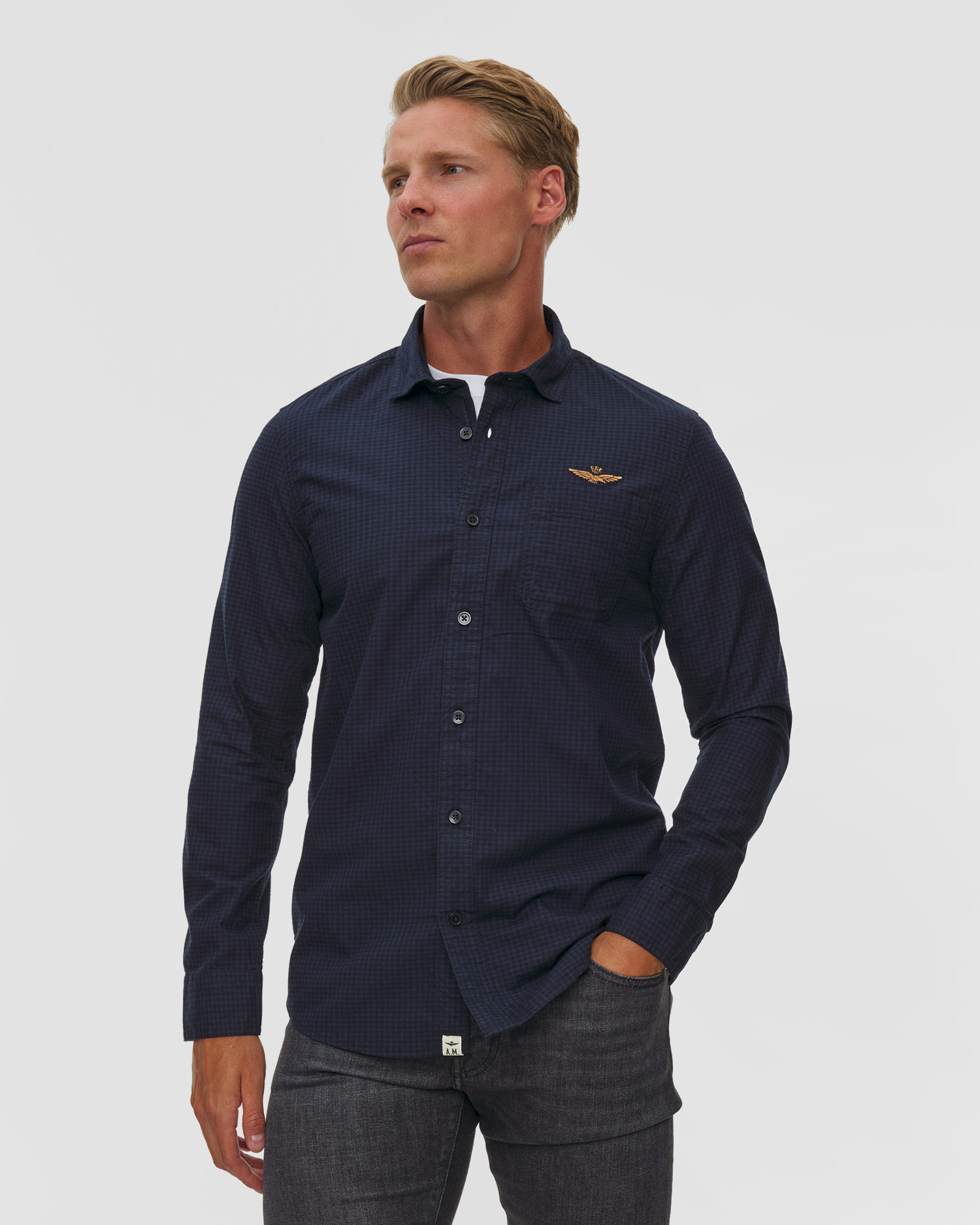 Aeronautica Militare Herren-Flanellhemd