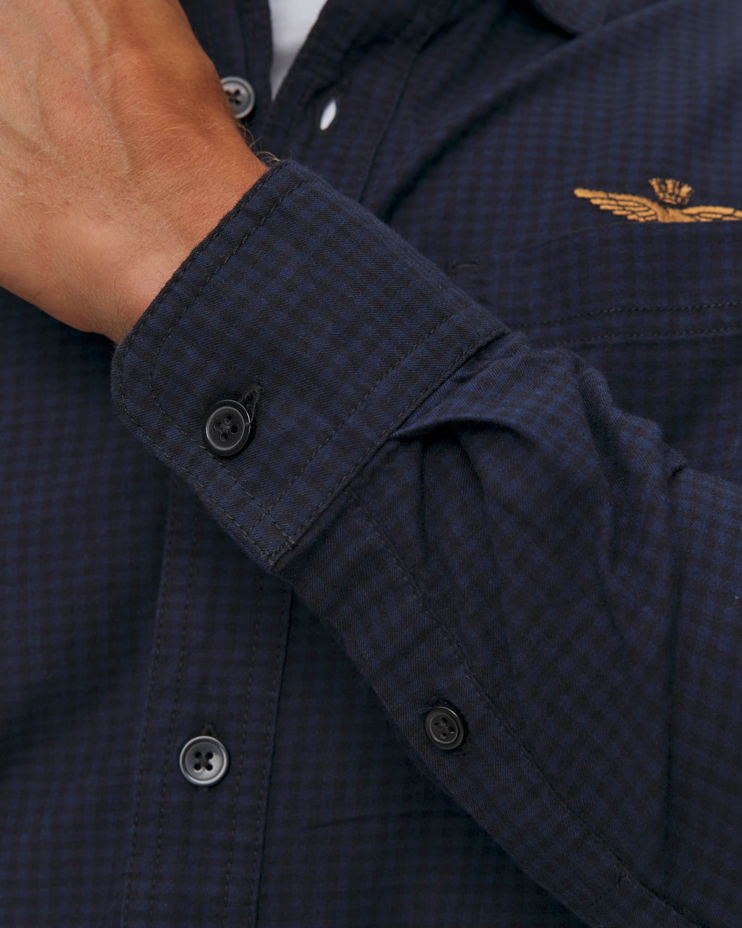 Aeronautica Militare Herren-Flanellhemd