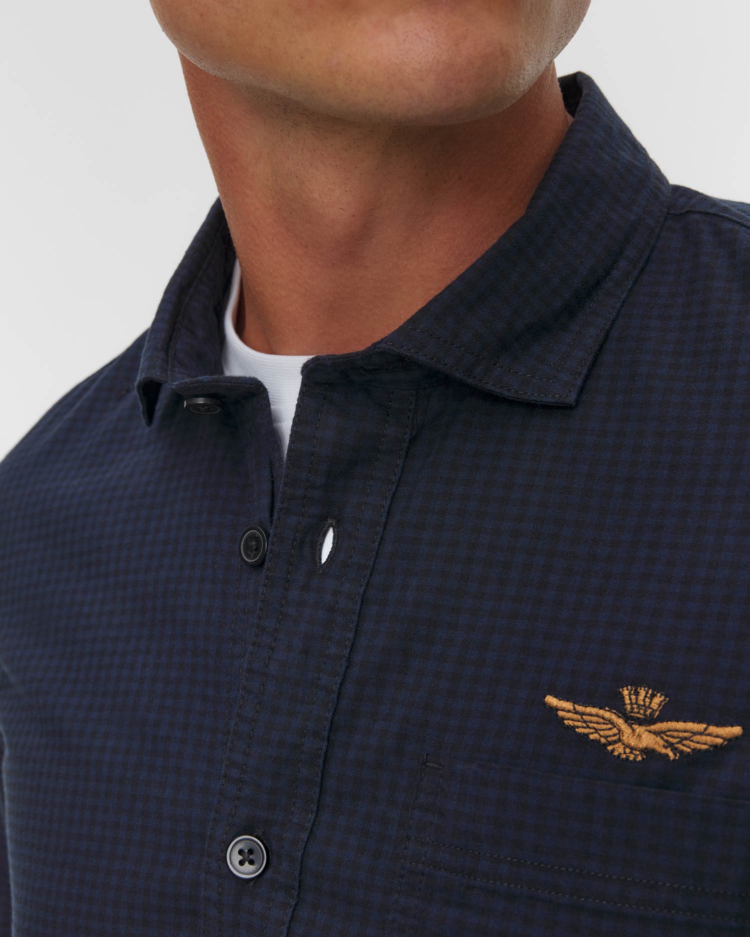 Aeronautica Militare Herren-Flanellhemd