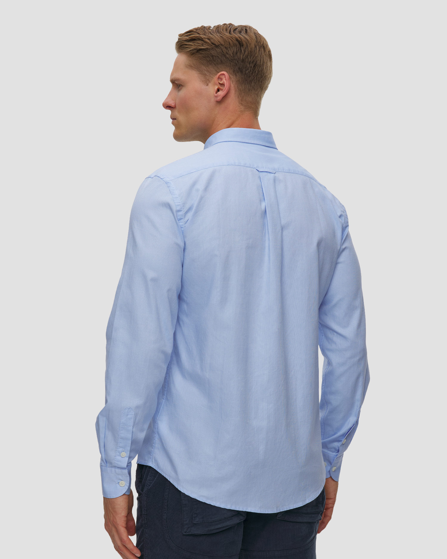 Chemise bleue pour hommes Aeronautica Militare