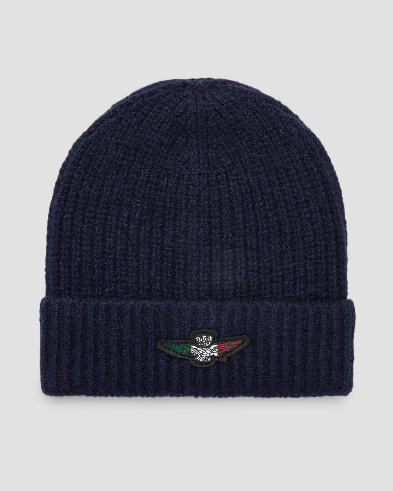 Tmavě modrá zimní čepice unisex Aeronautica Militare