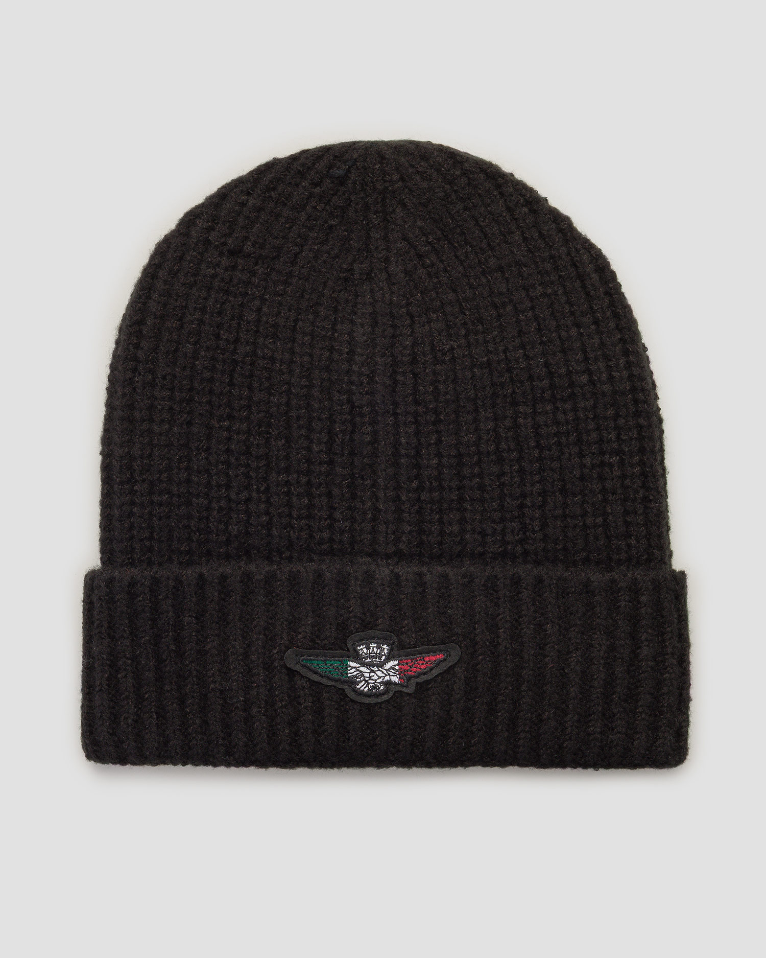 Bonnet d'hiver noir Aeronautica Militare