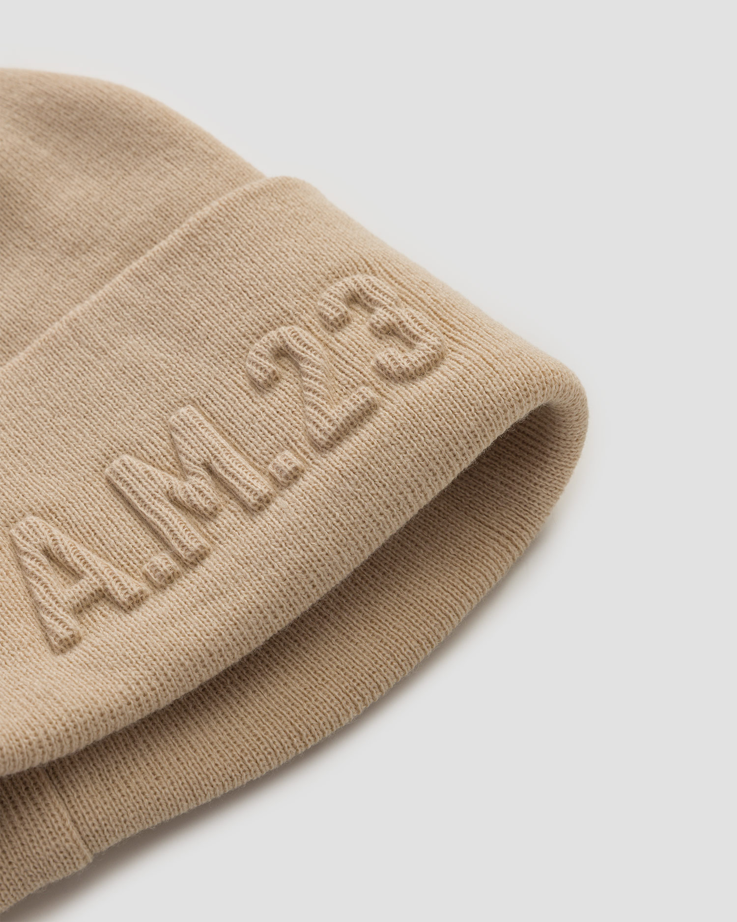 Bonnet beige Aeronautica Militare avec logo brodé