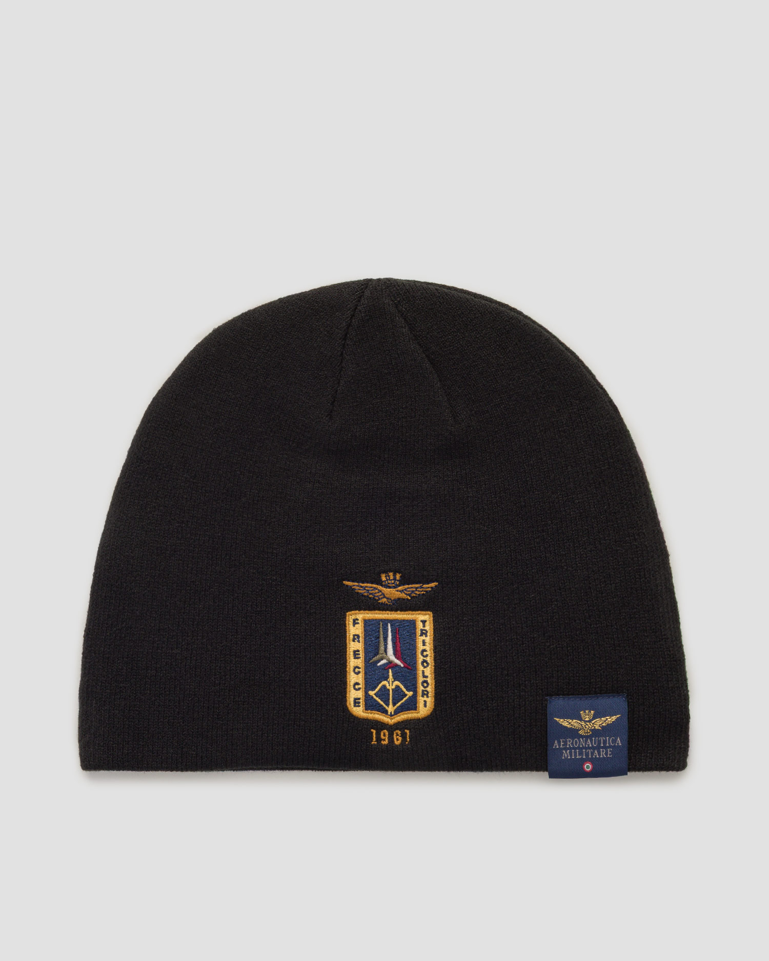Bonnet d'hiver Aeronautica Militare Frecce Tricolori unisexe, Couleur: Czarny
