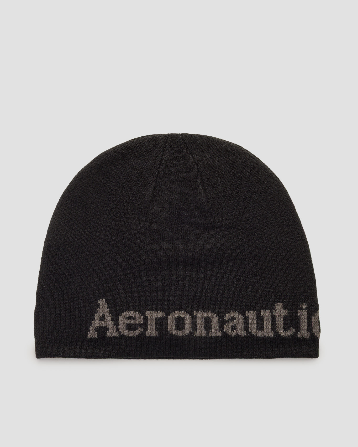 Bonnet Aeronautica Militare noir avec logo