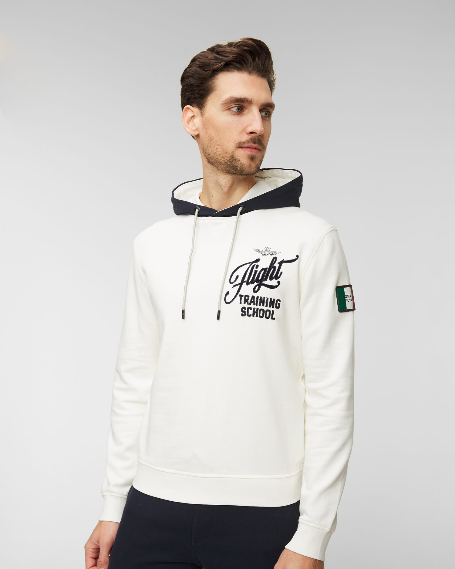Sweat-shirt à capuche Aeronautica Militare