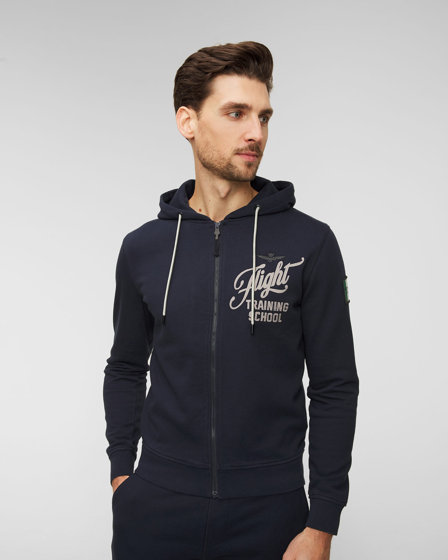 Sweat-shirt à capuche Aeronautica Militare