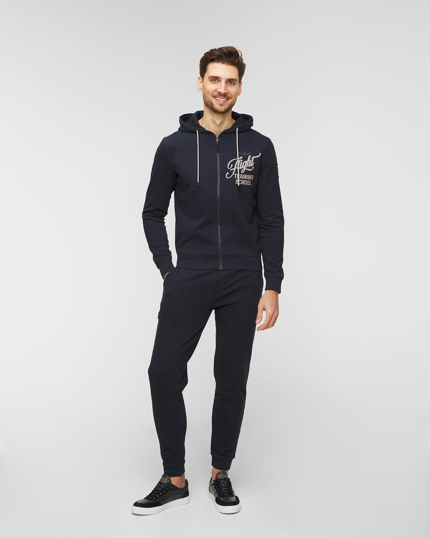 Sweat-shirt à capuche Aeronautica Militare