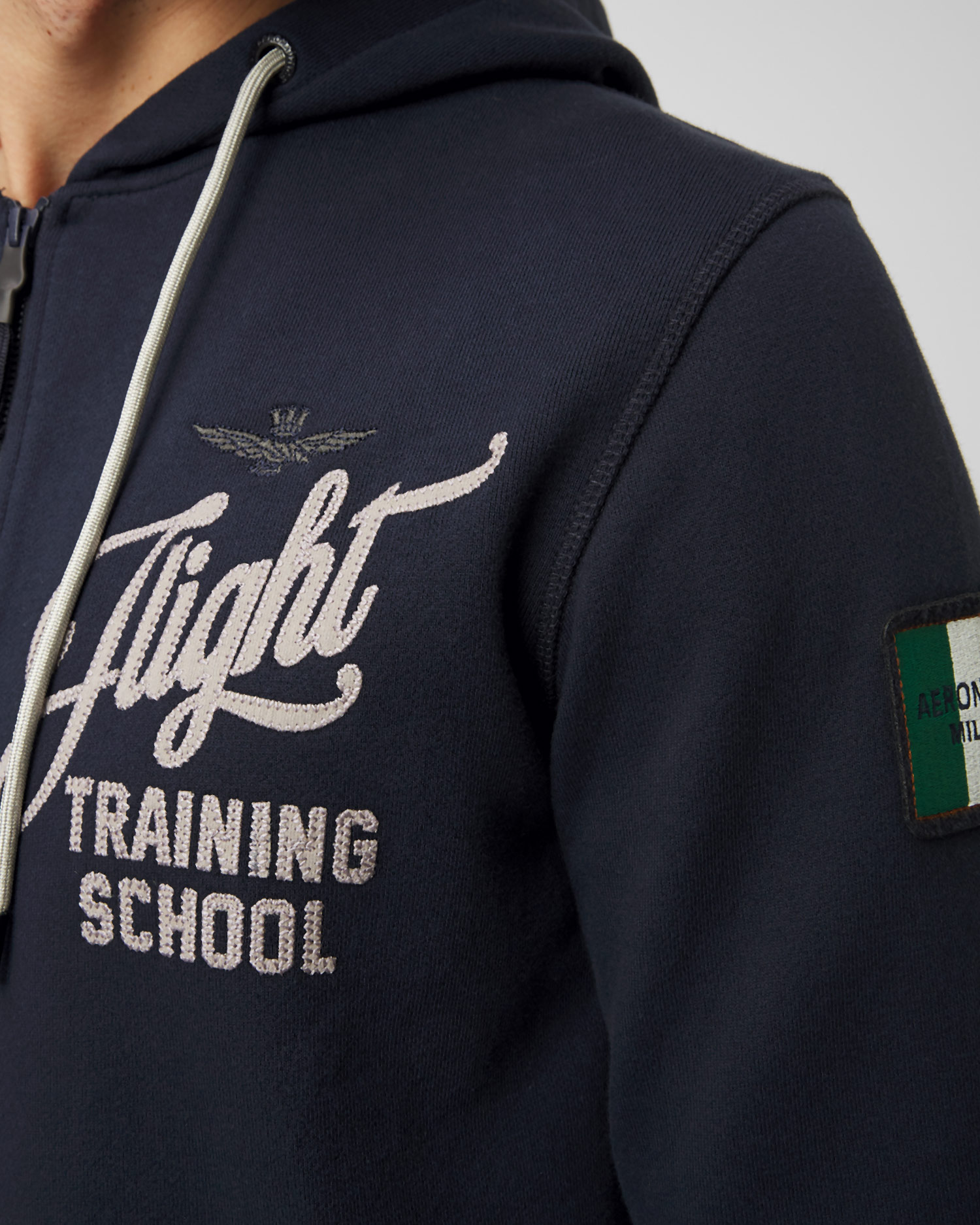 Sweat-shirt à capuche Aeronautica Militare