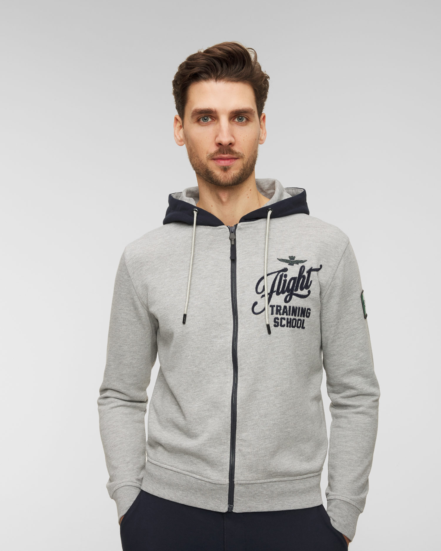 Sweat-shirt à capuche Aeronautica Militare