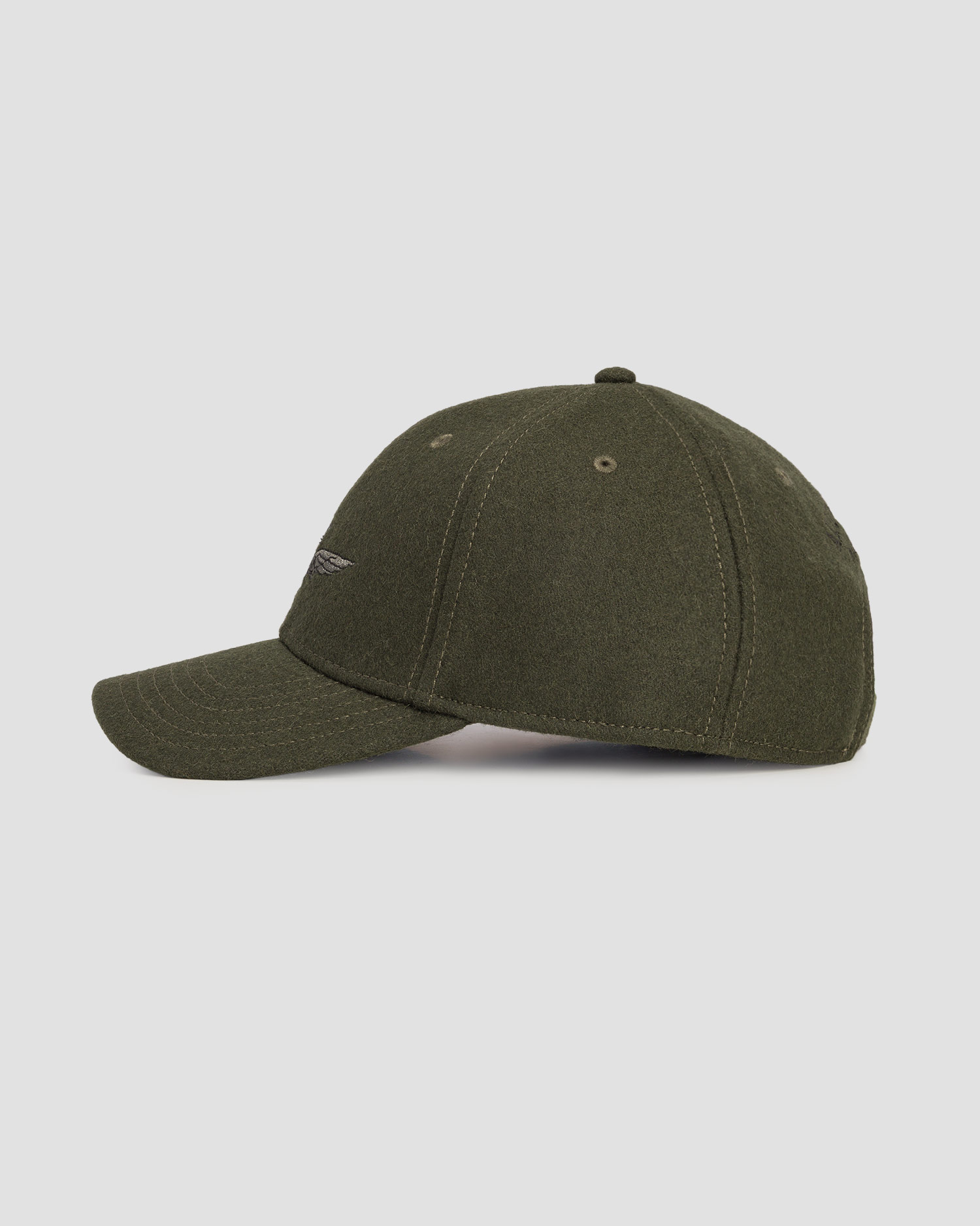Zimní kšiltovka unisex Aeronautica Militare v olivovém barevném odstínu