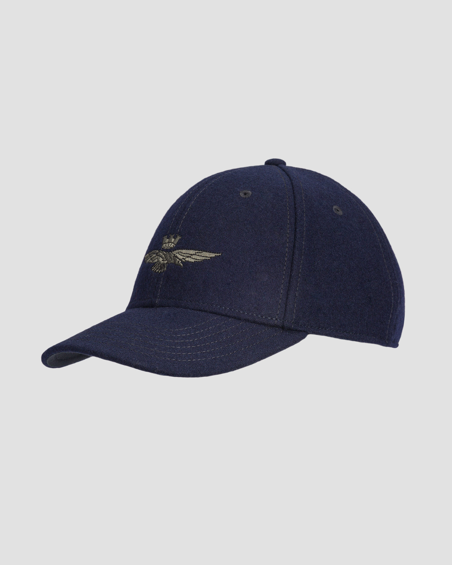 Tmavě modrá vlněná kšiltovka unisex Aeronautica Militare, Barva/Vzor: Granatowy