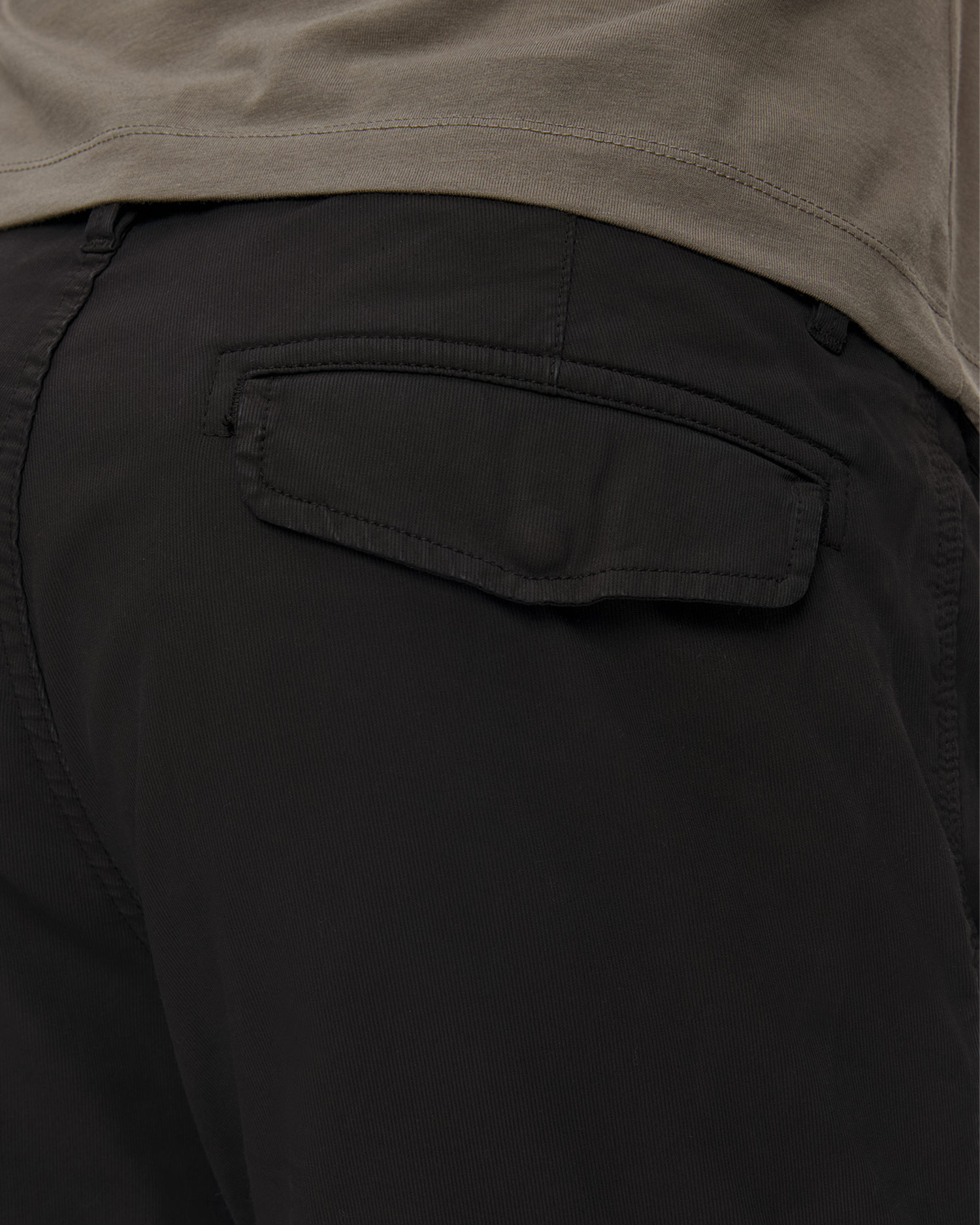 Pantalon cargo noir pour hommes Aeronautica Militare