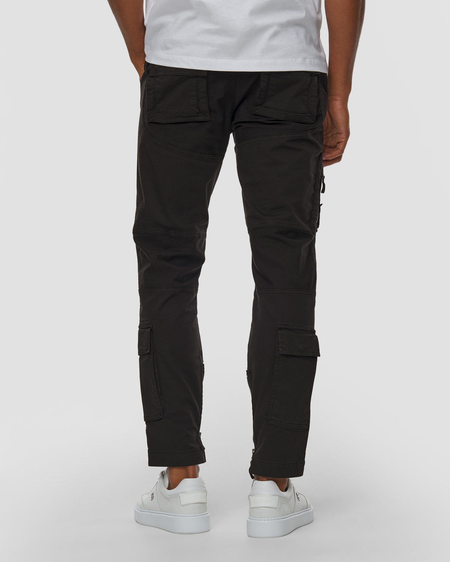 Pantaloni cargo pentru bărbați Aeronautica Militare Anti-G cu patch-uri
