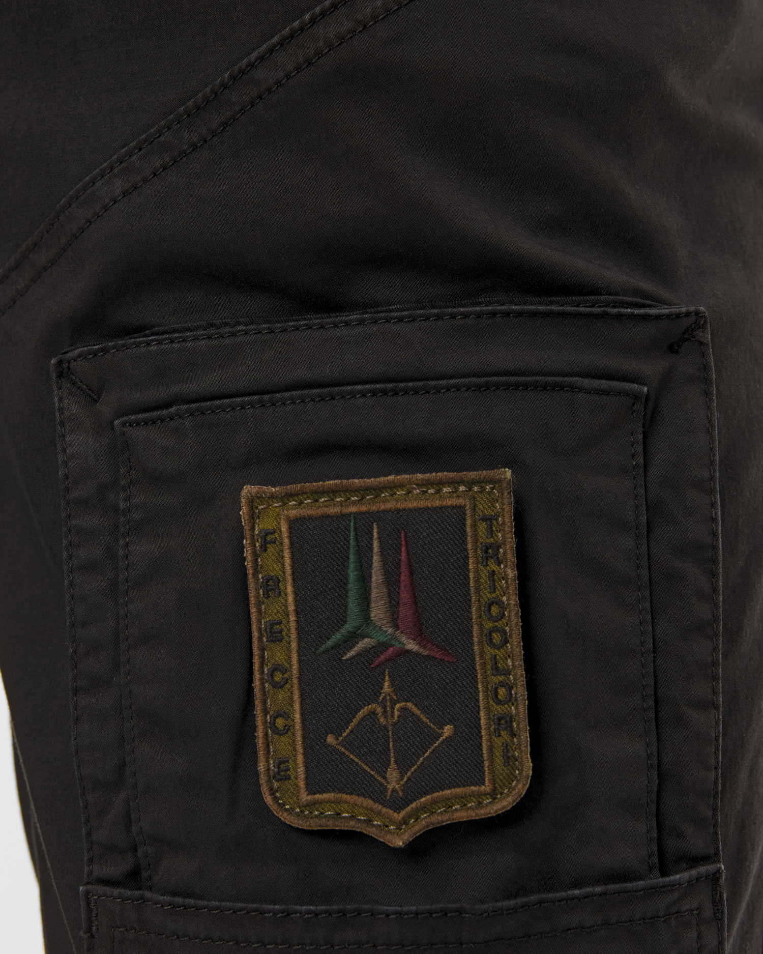 Pantaloni cargo pentru bărbați Aeronautica Militare Anti-G cu patch-uri