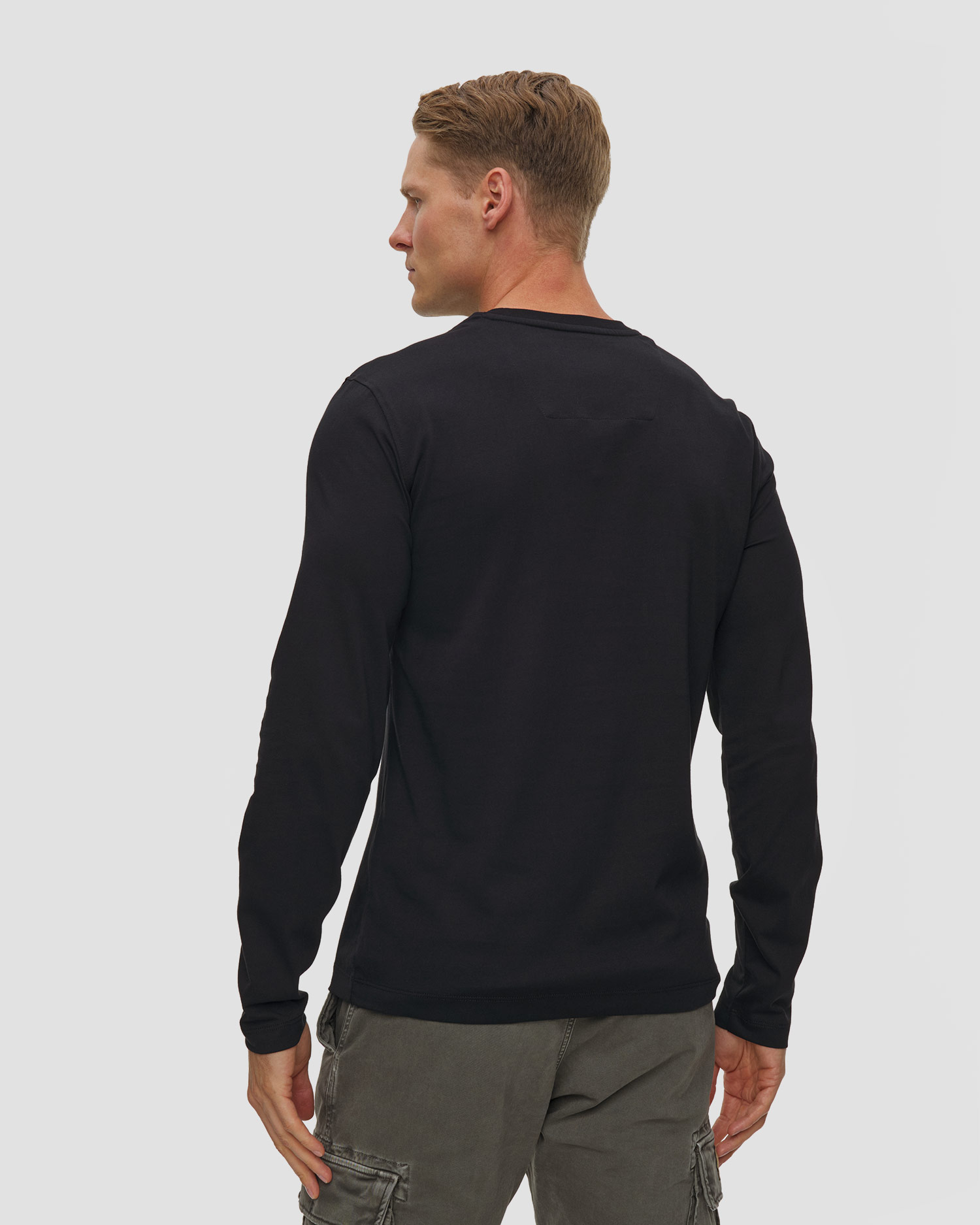 T-shirt à manches longues pour hommes Aeronautica Militare