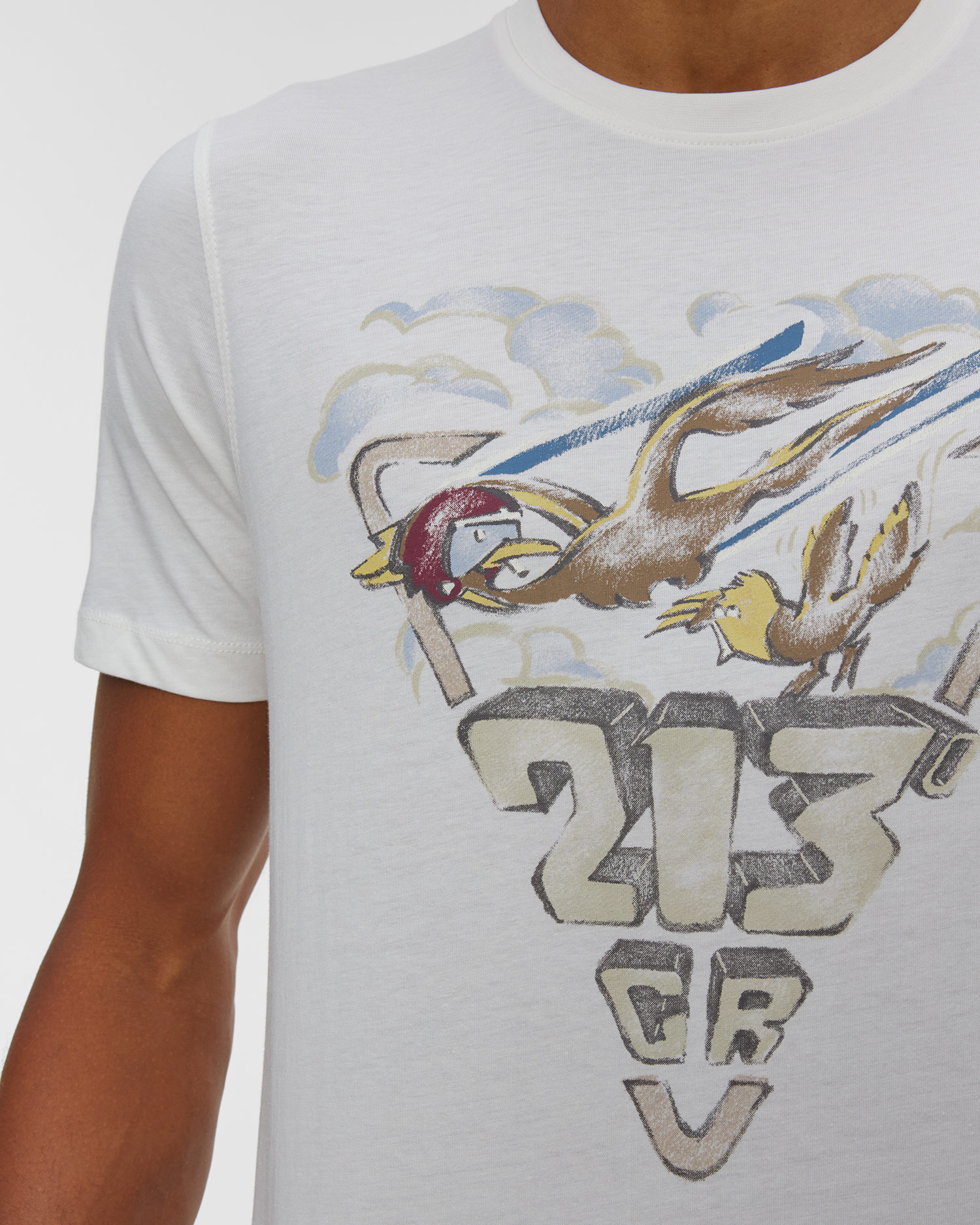 Tricou din bumbac pentru bătbați Aeronautica Militare cu imprimeu