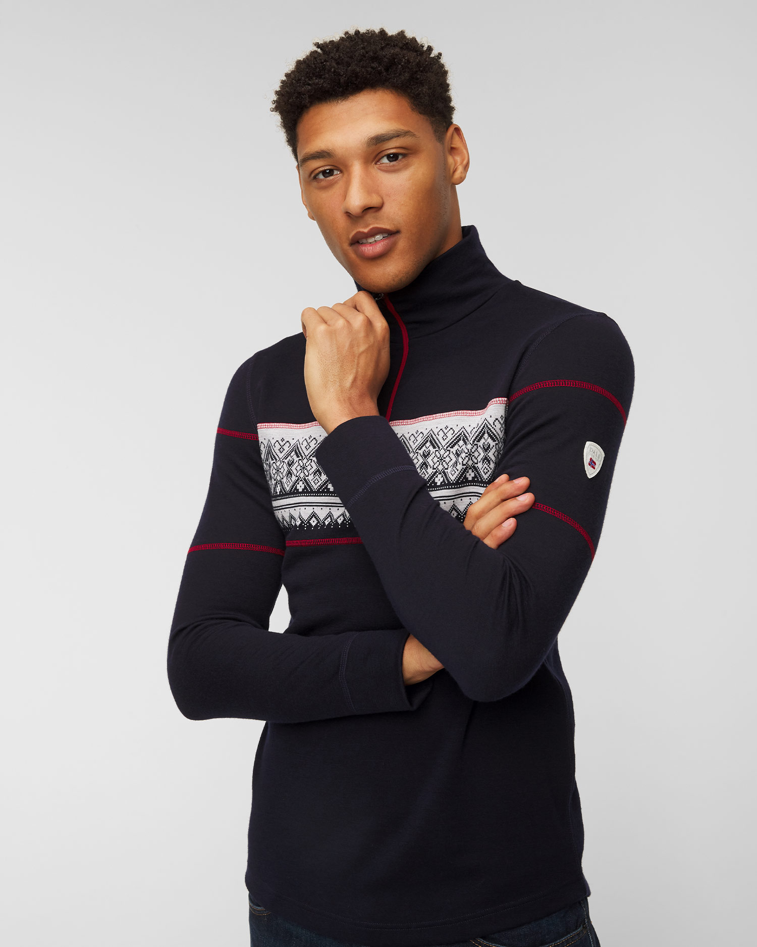 Sweter wełniany męski DALE OF NORWAY MORITZ