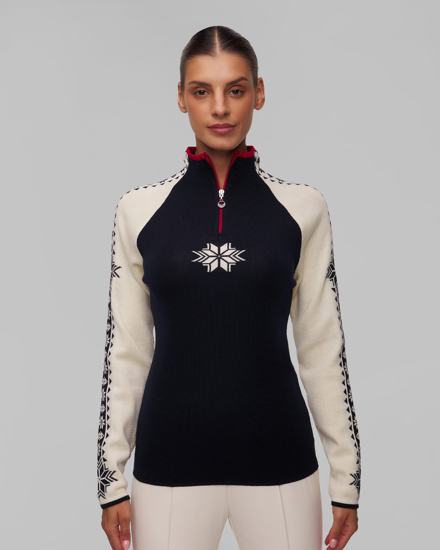 Pull en laine à col roulé pour femmes Dale of Norway Geilo