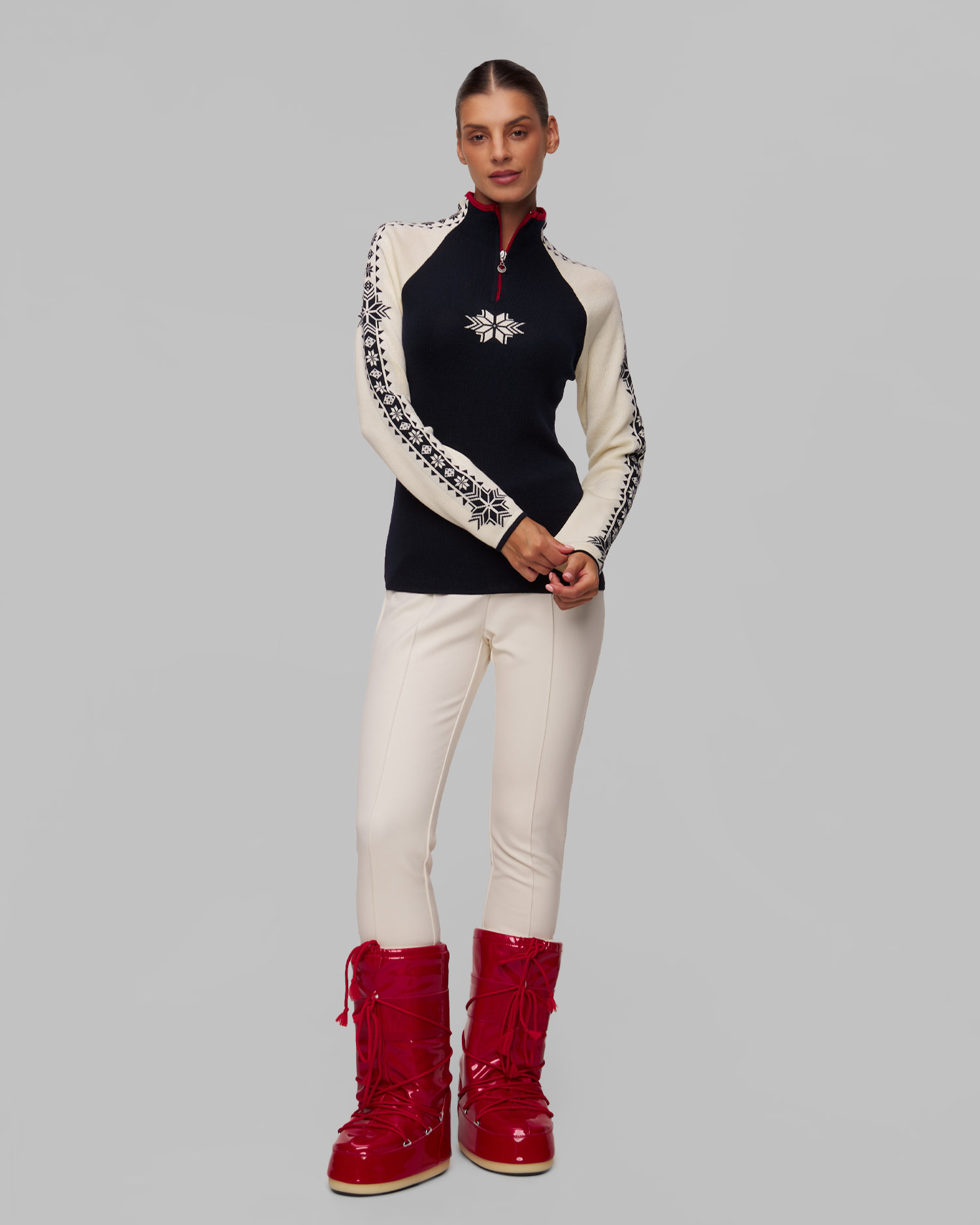Pull en laine à col roulé pour femmes Dale of Norway Geilo