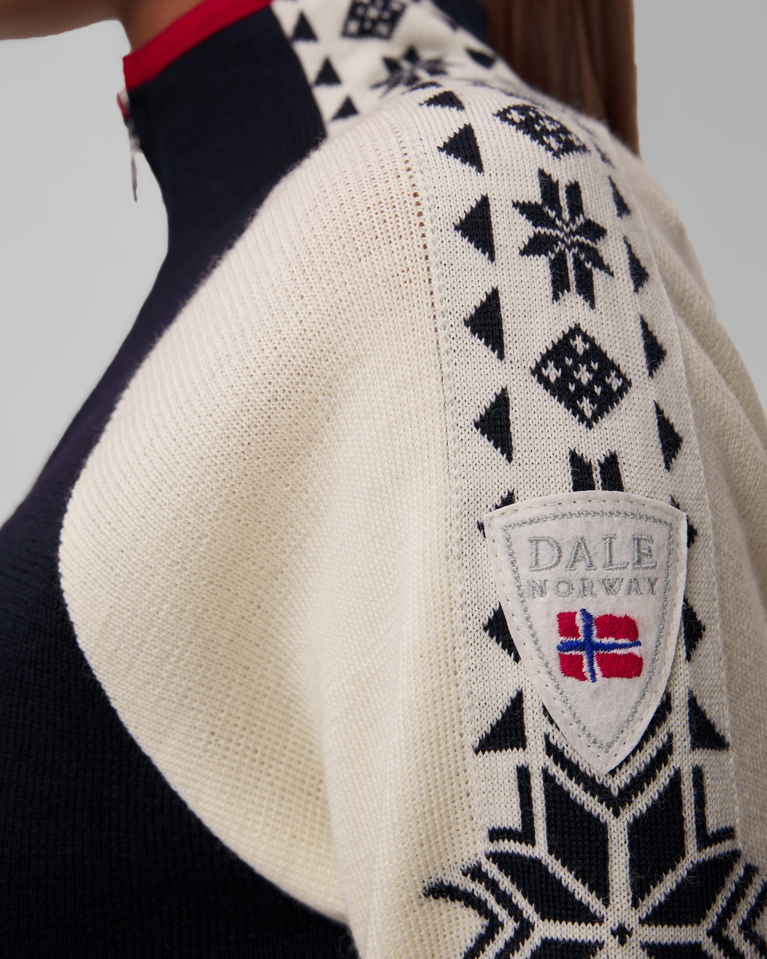 Pull en laine à col roulé pour femmes Dale of Norway Geilo