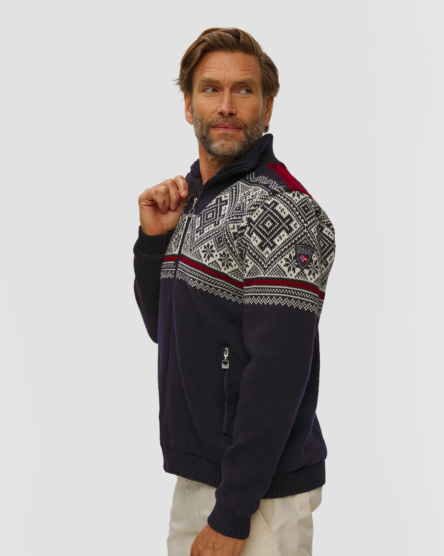 Pánská vlněná bunda Dale of Norway Hardanger WP