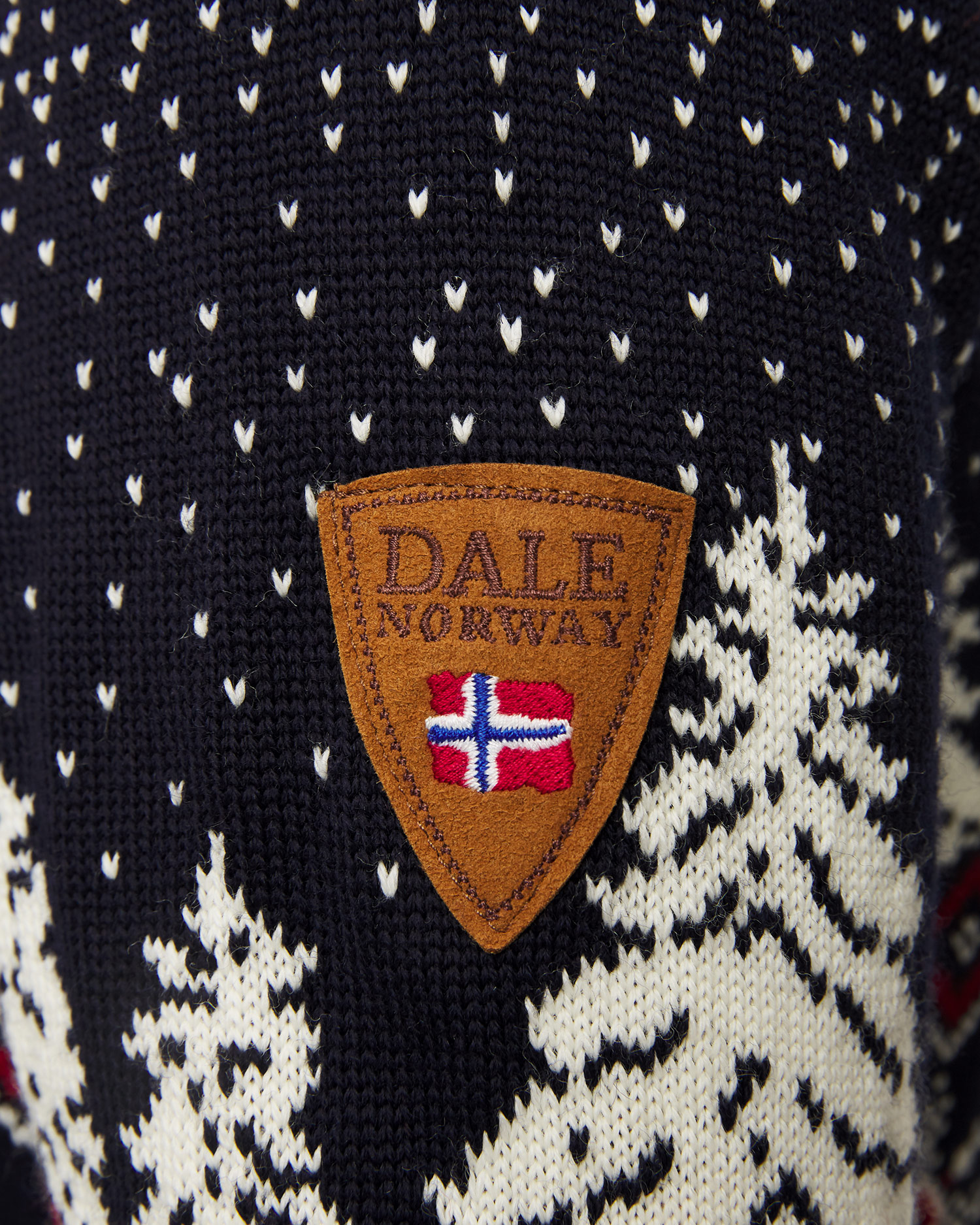 Dámský vlněný svetr Dale of Norway Dale Christmas v tmavě modré barvě