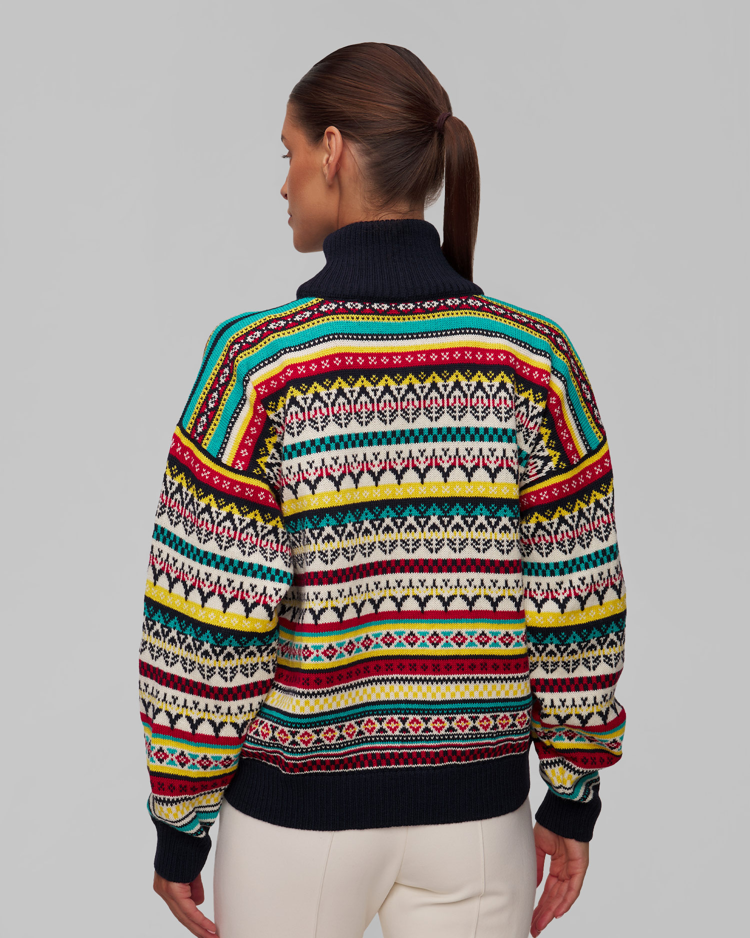 Pull en laine à col roulé pour femmes Dale of Norway Utsira