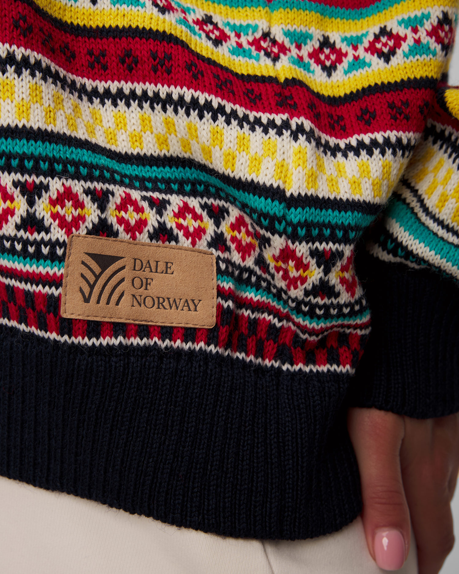 Pull en laine à col roulé pour femmes Dale of Norway Utsira