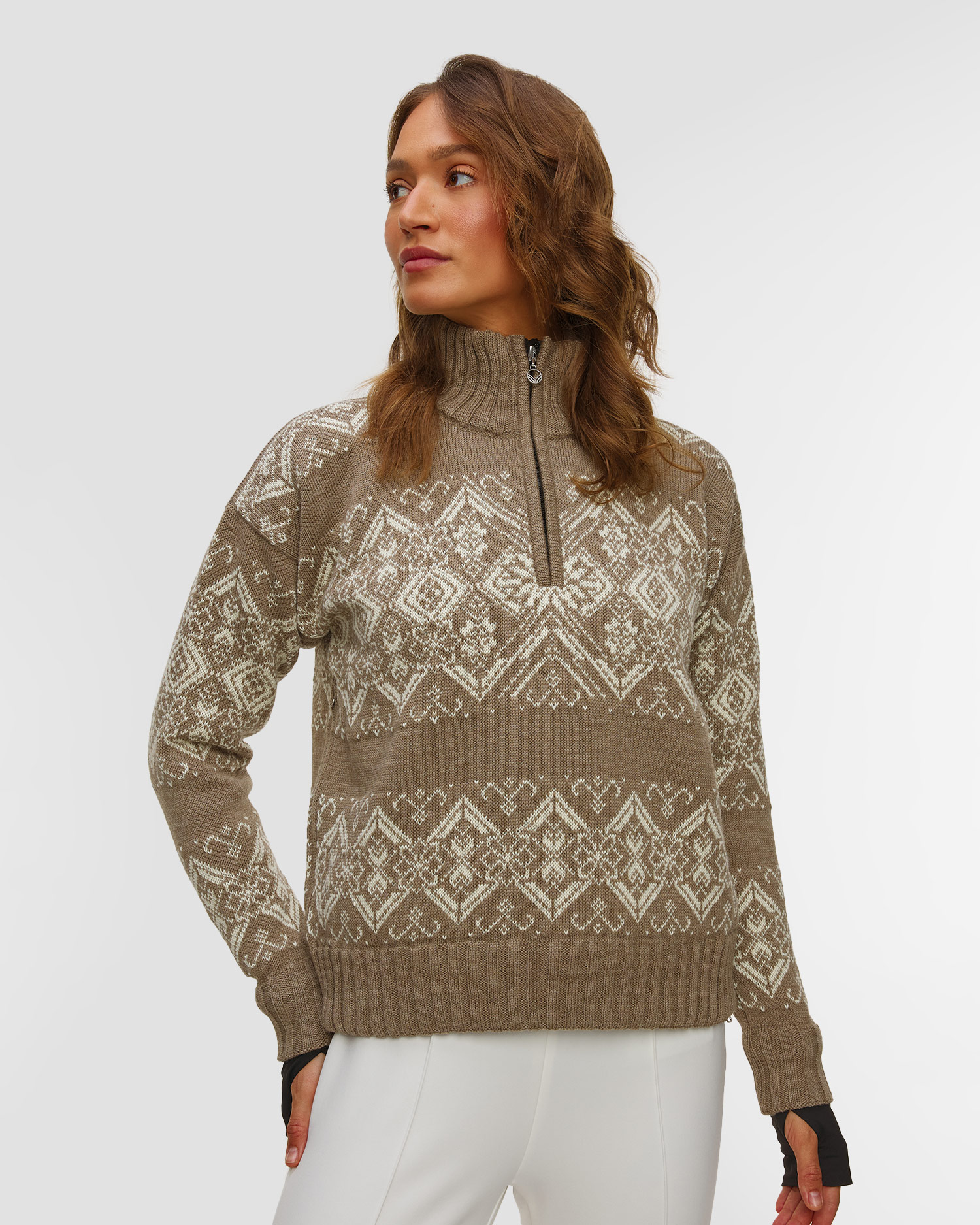 Sweter wełniany damski Dale of Norway Roset