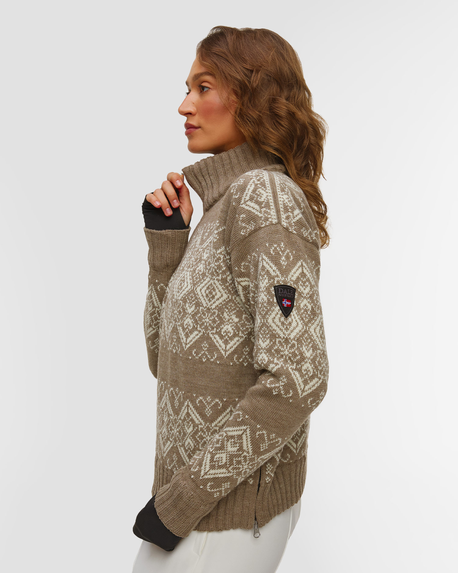 Sweter wełniany damski Dale of Norway Roset