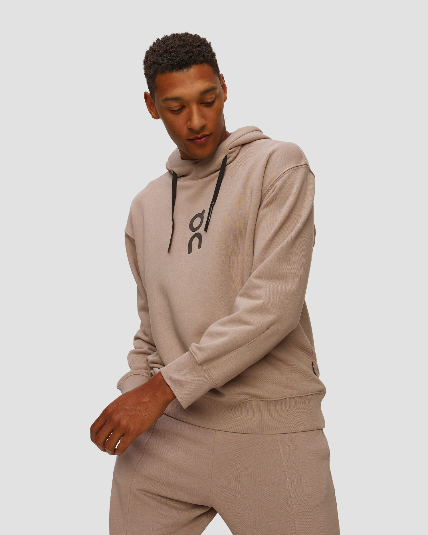 On Club Hoodie Herren-Sweatshirt mit Kapuze in Beige