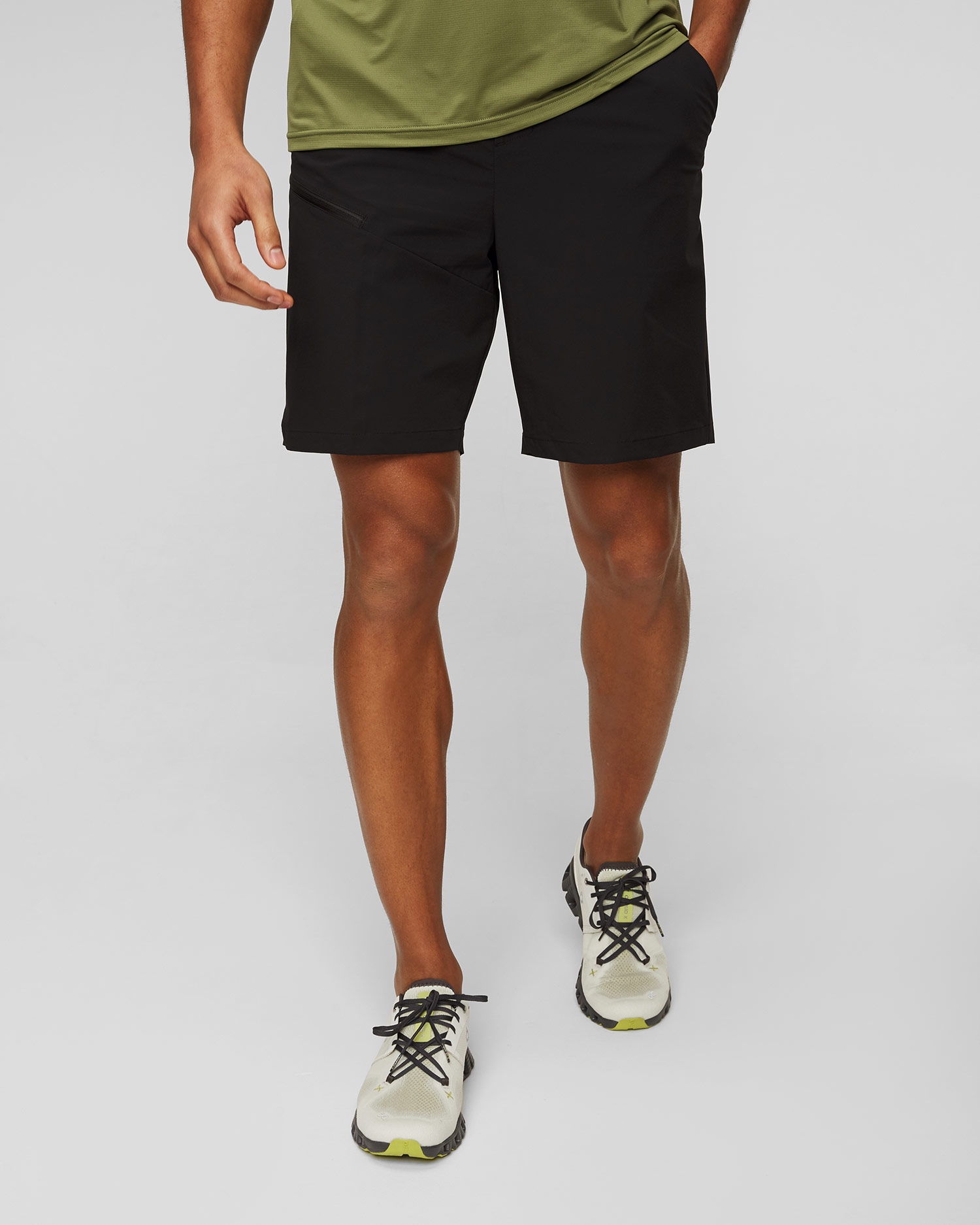 On Trek Short Wandershorts für Herren, Farbe/Muster: Czarny
