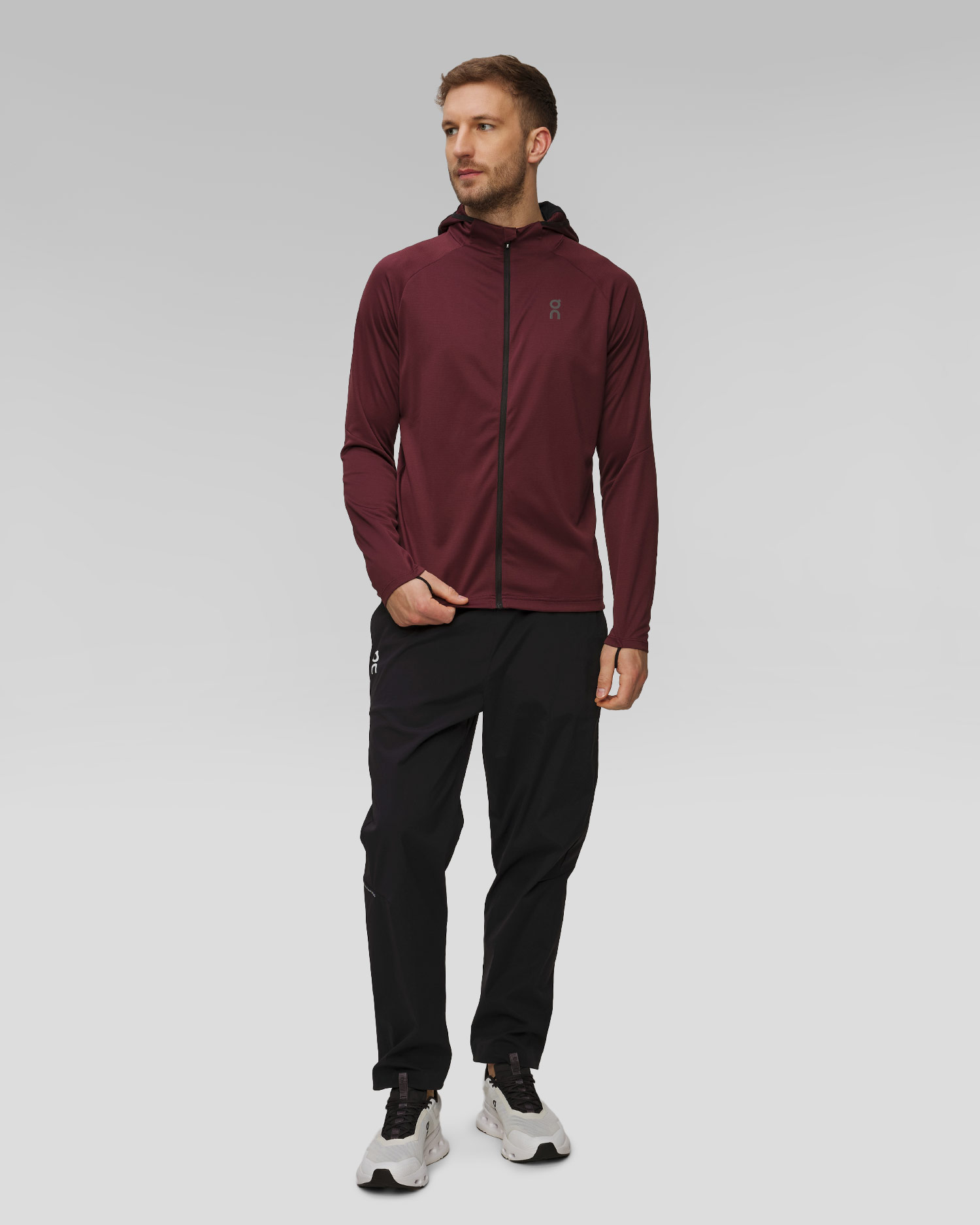 Pánska mikina s kapucňou On Running Climate Zip Hoodie