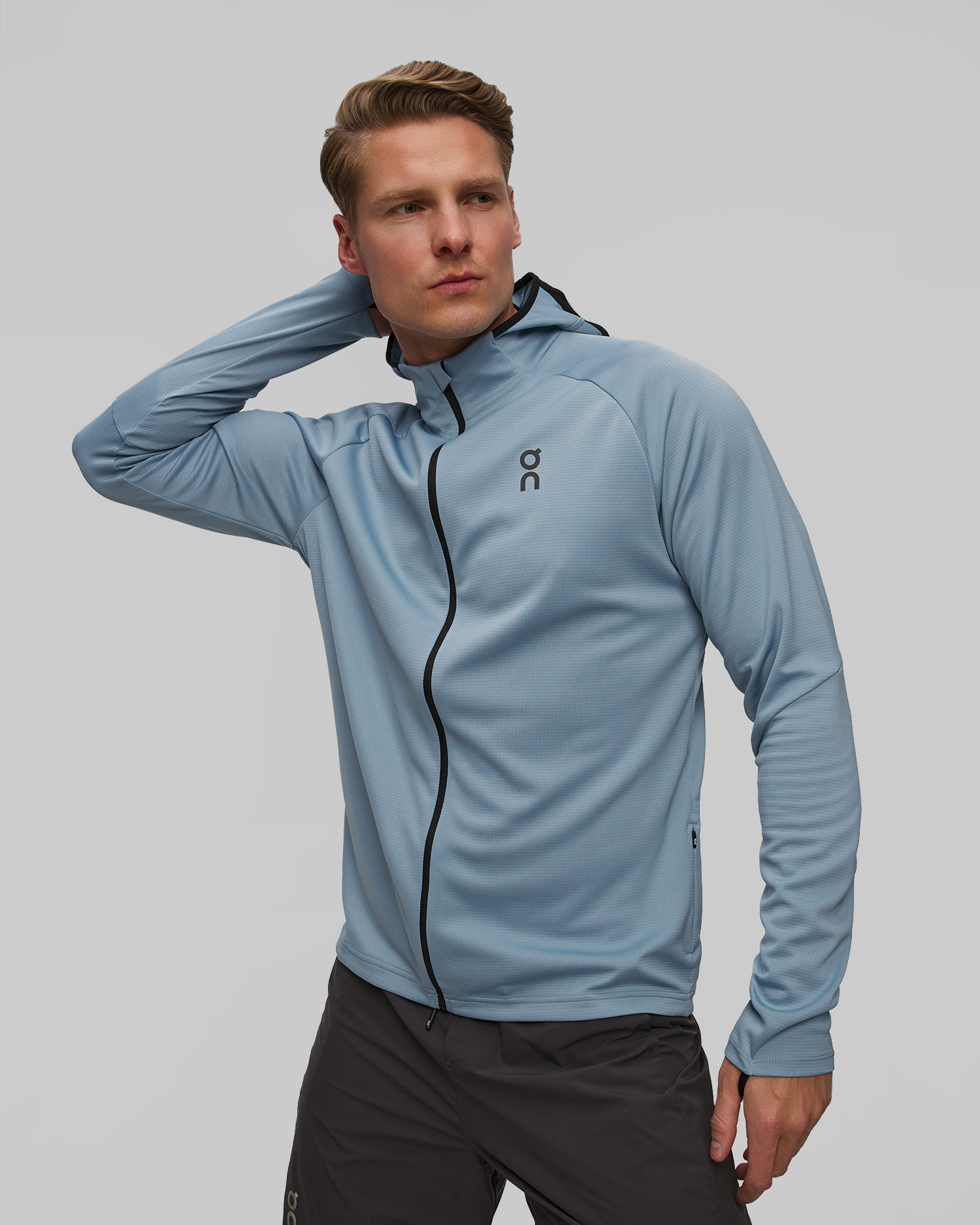 Felpa con cappuccio da uomo On Running Climate Zip Hoodie