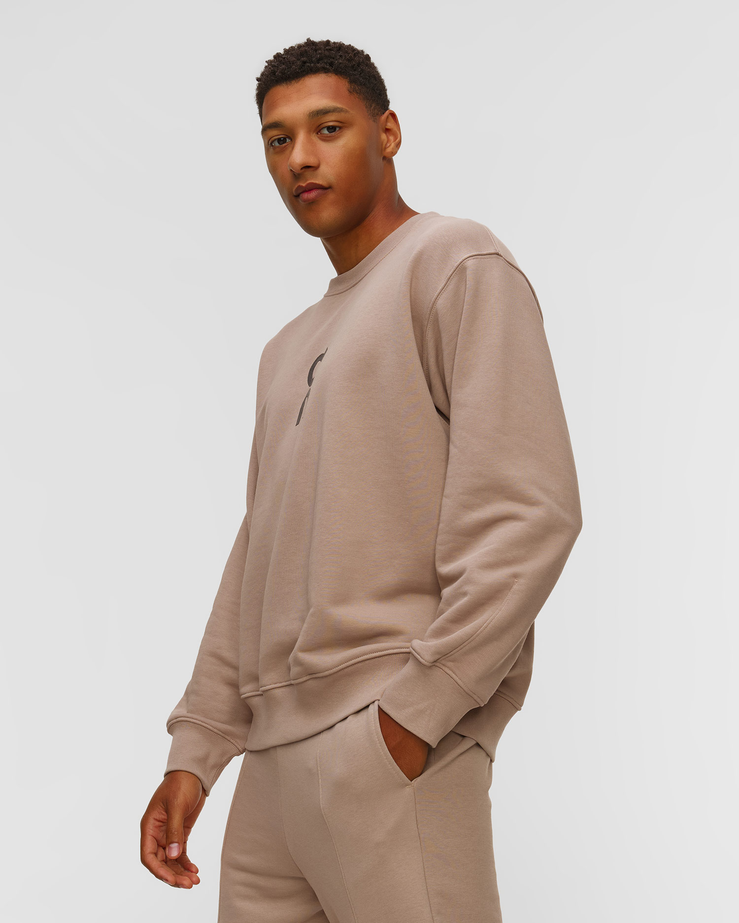 Men's sweatshirt On Club Crew beige