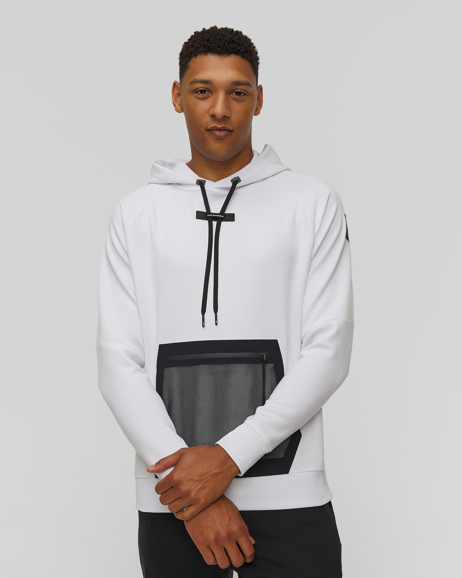Sweat-shirt à capuche blanc pour hommes On Running Hoodie