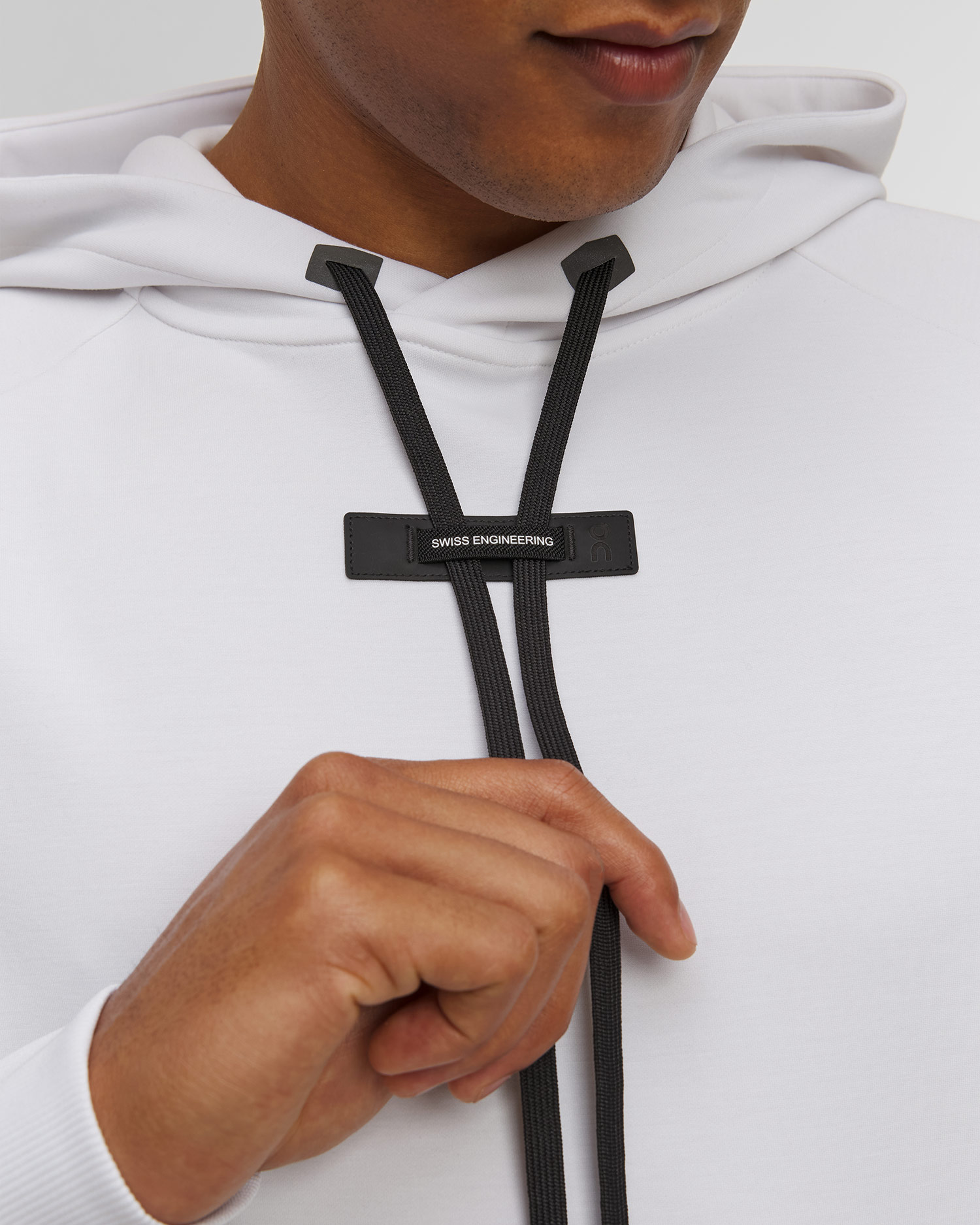 Bluza męska z kapturem On Hoodie biała